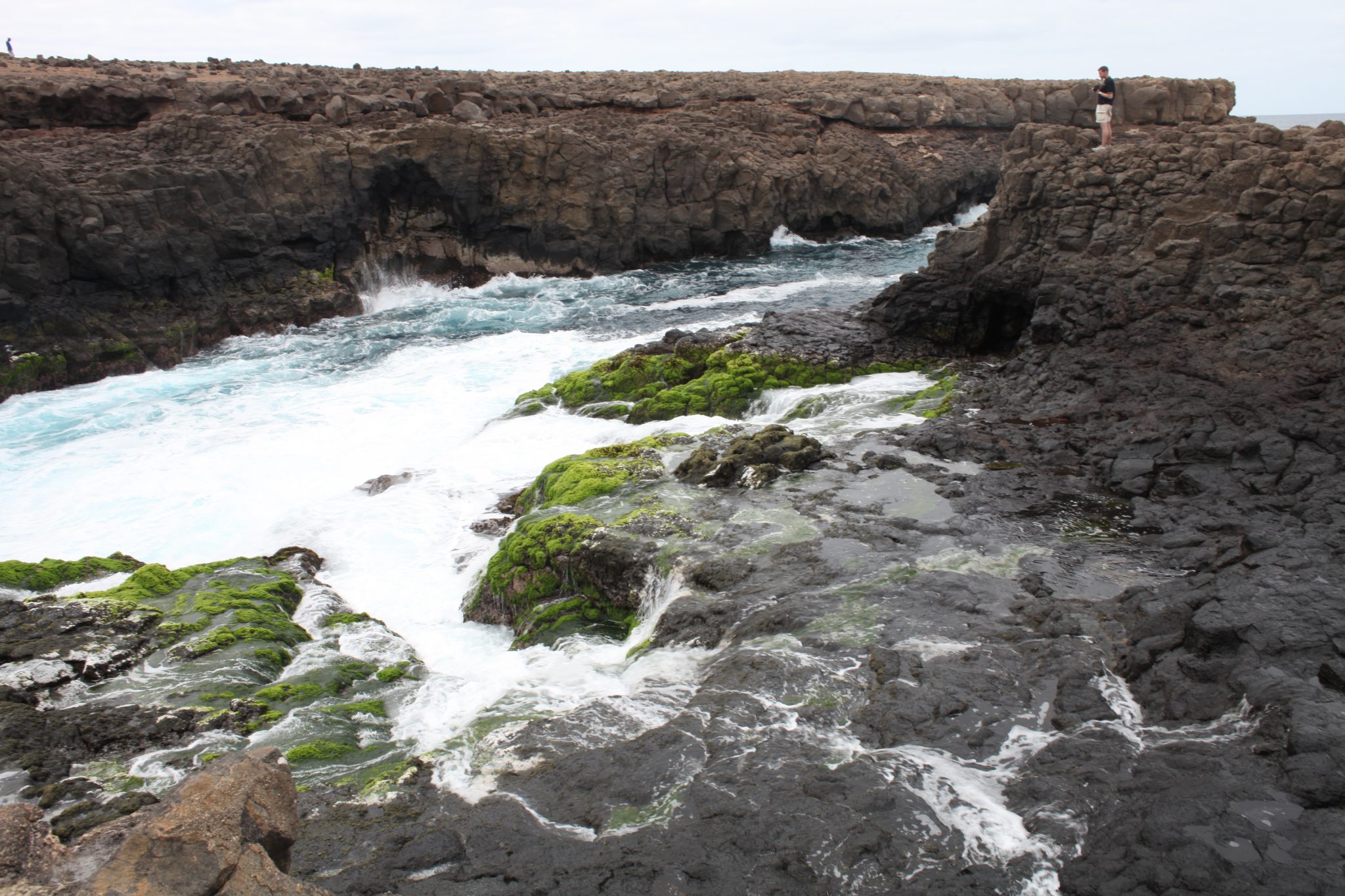 Buracona 'blue eye', Sal Island, Cape Verde