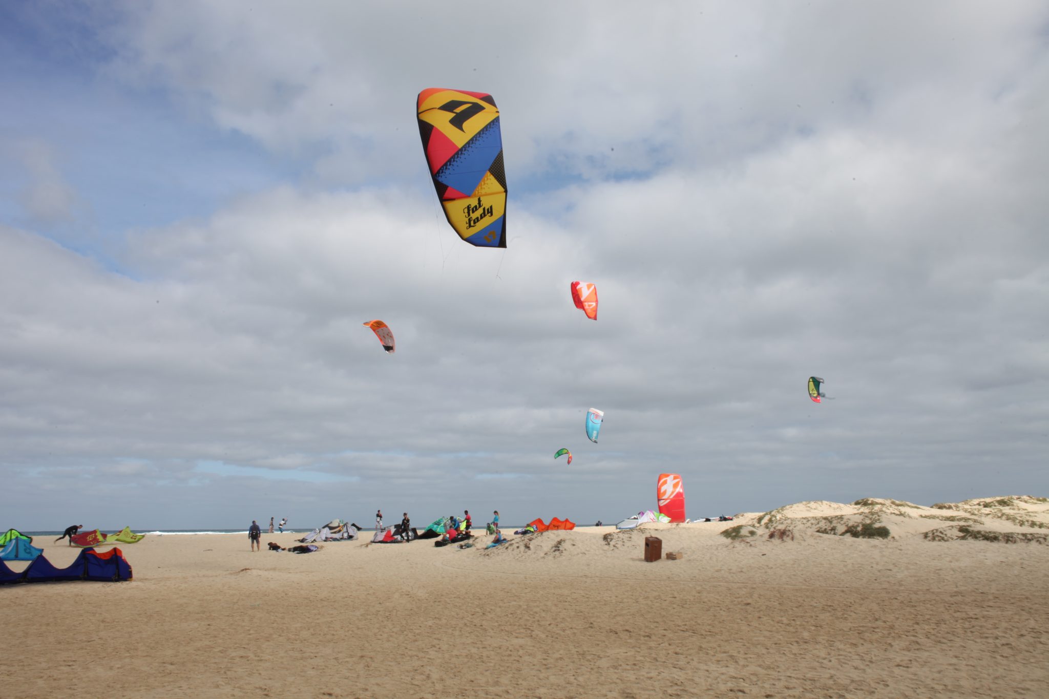 Kitesurfing beach, Sal Island, Cape Verde