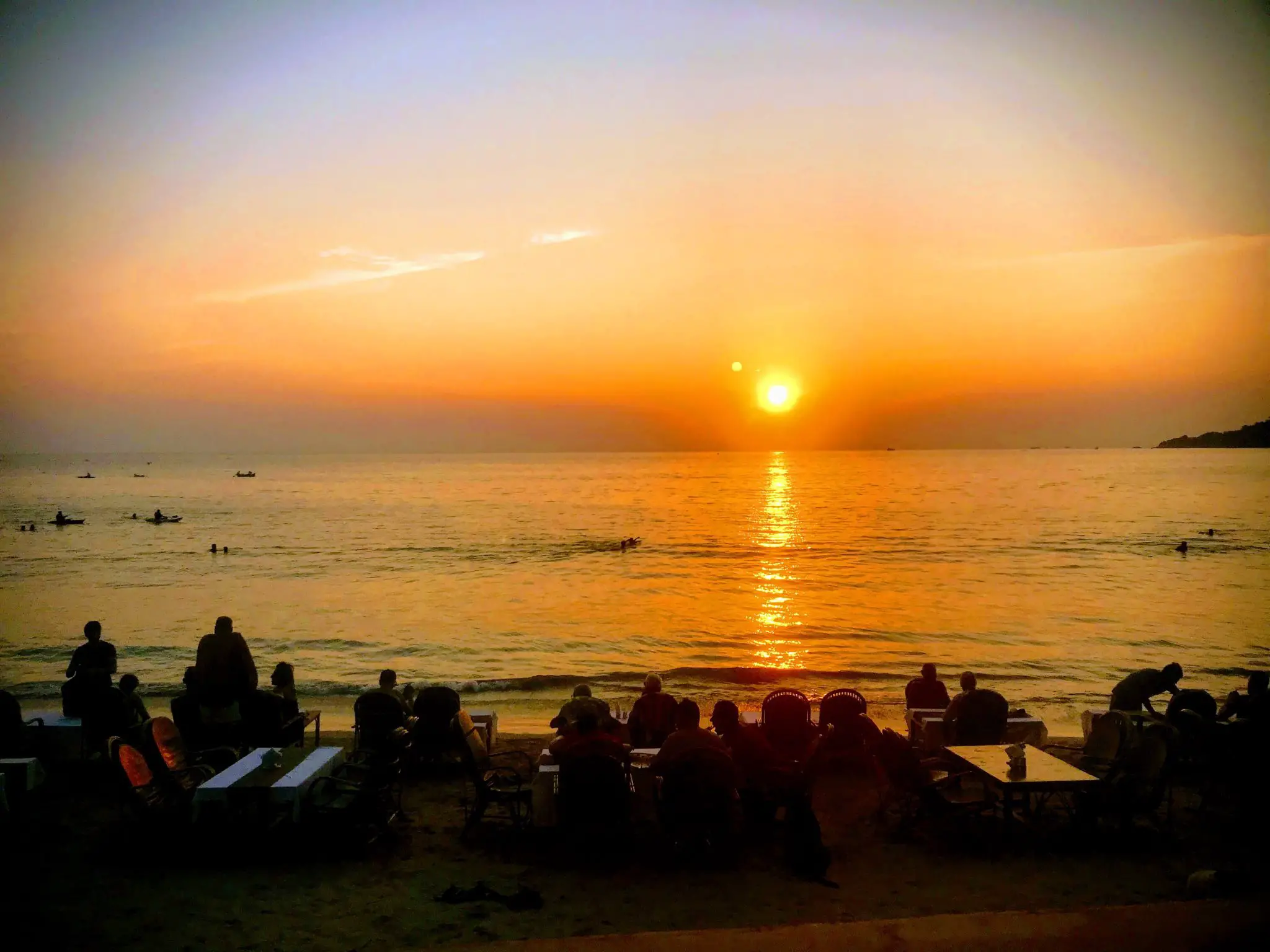 Sunset on Palolem Beach