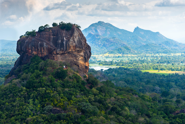 View of Sigiriya Lion Rock from Pidurangala Rock