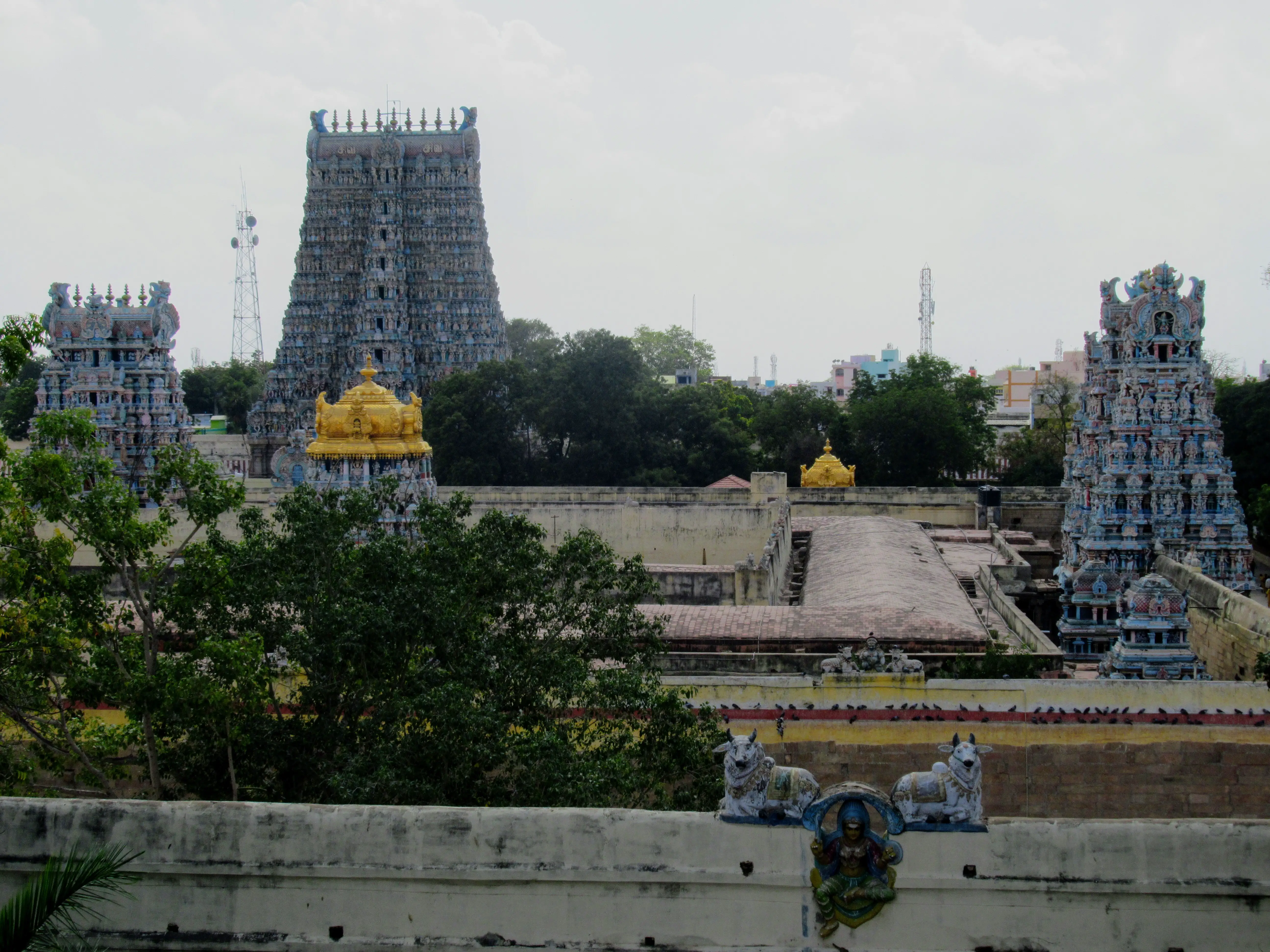 Meenakshi Temple viewed from Madurai Gallery
