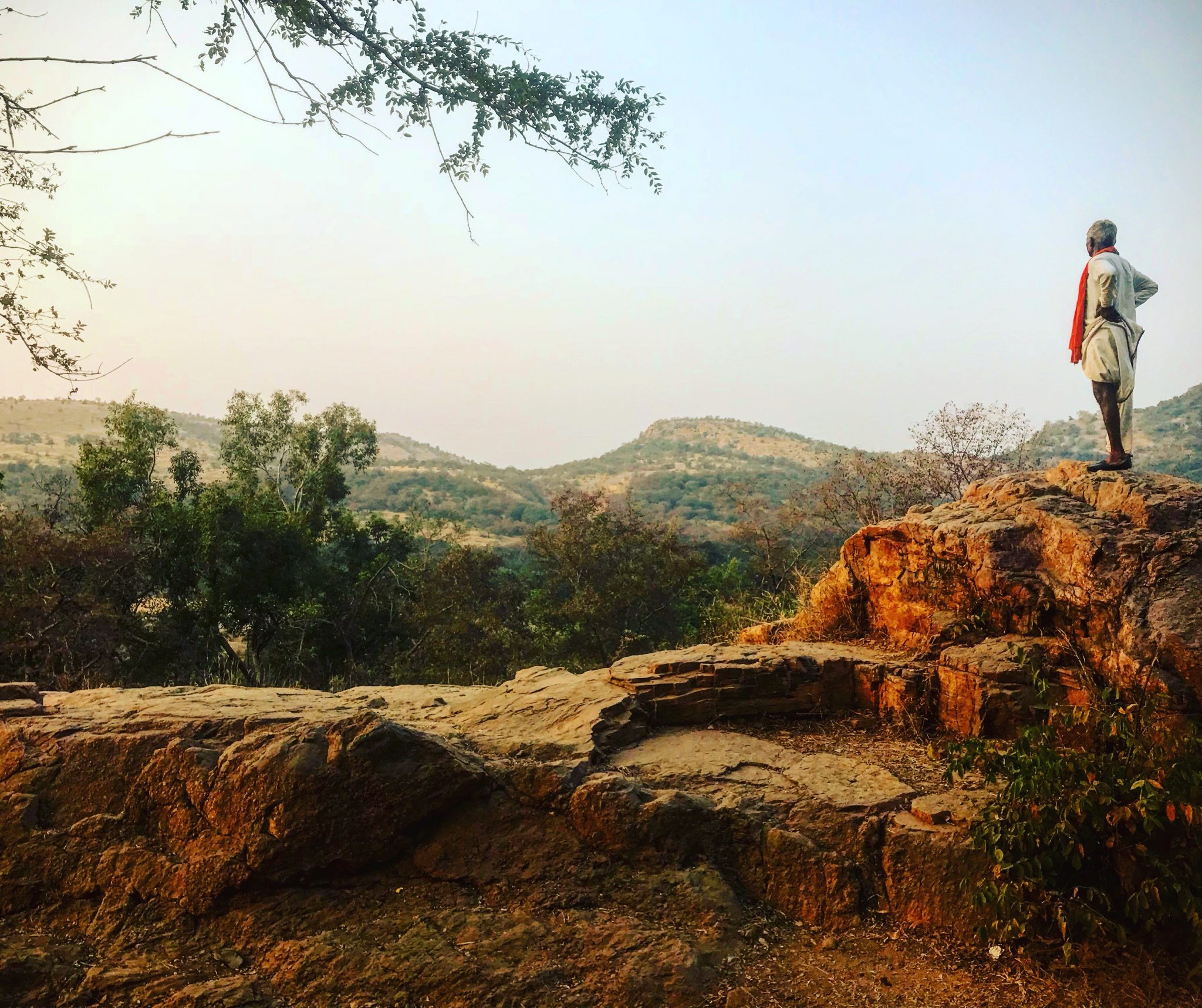 Man at Ranthambore National Park, India