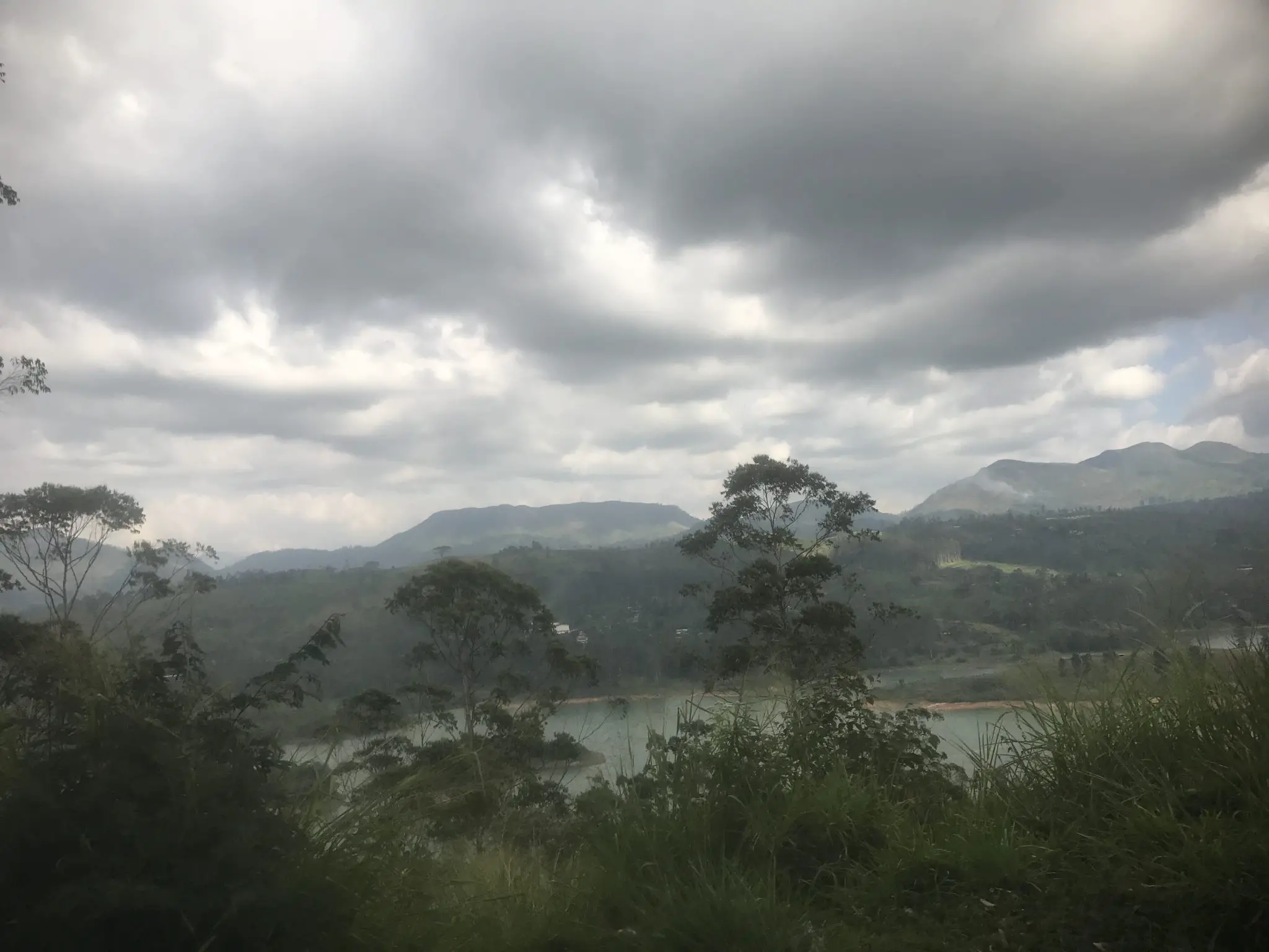 View from the bus to Nallathanniya, Sri Lanka