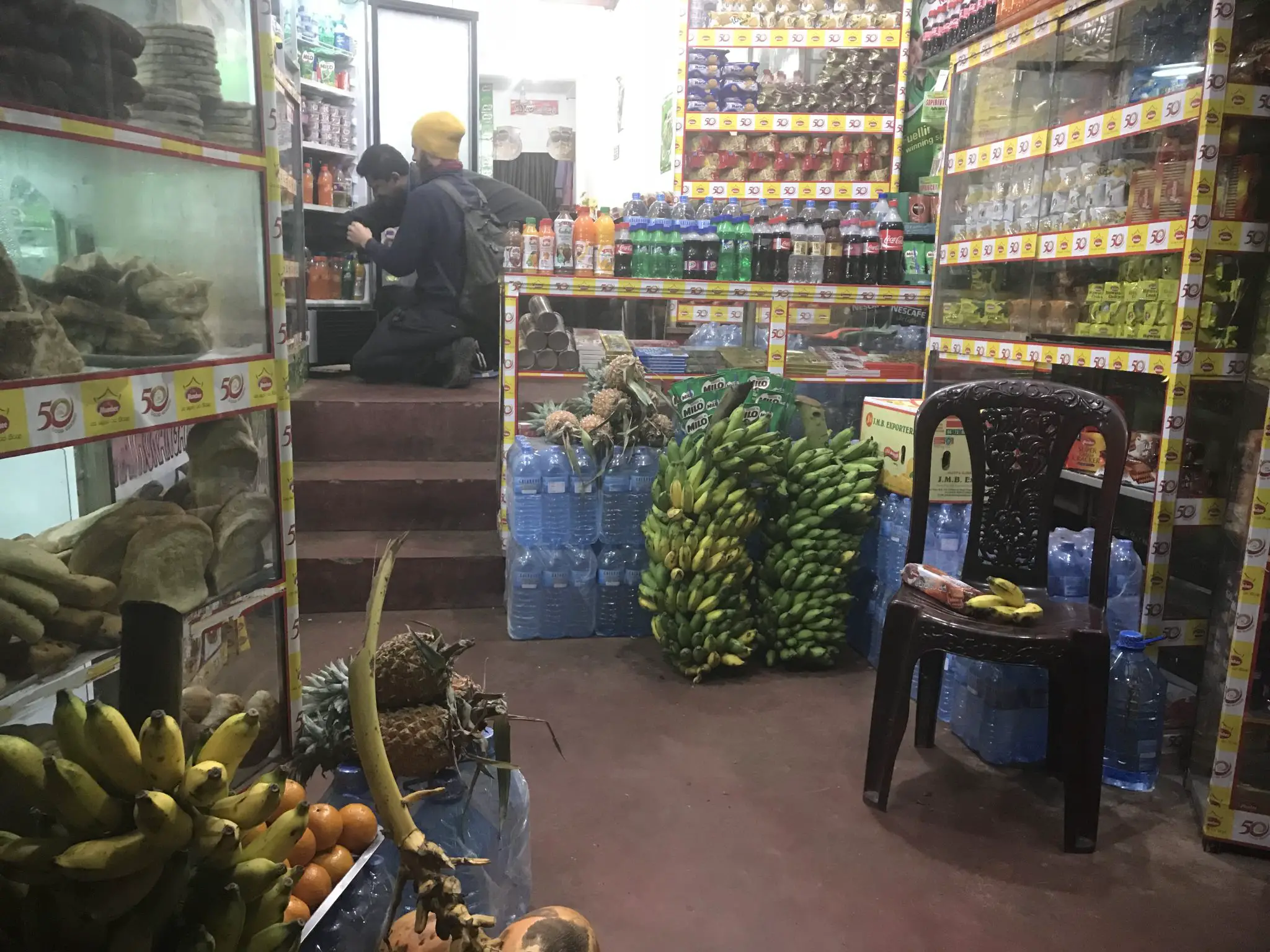 Mini market in Nallathanniya, Sri Lanka
