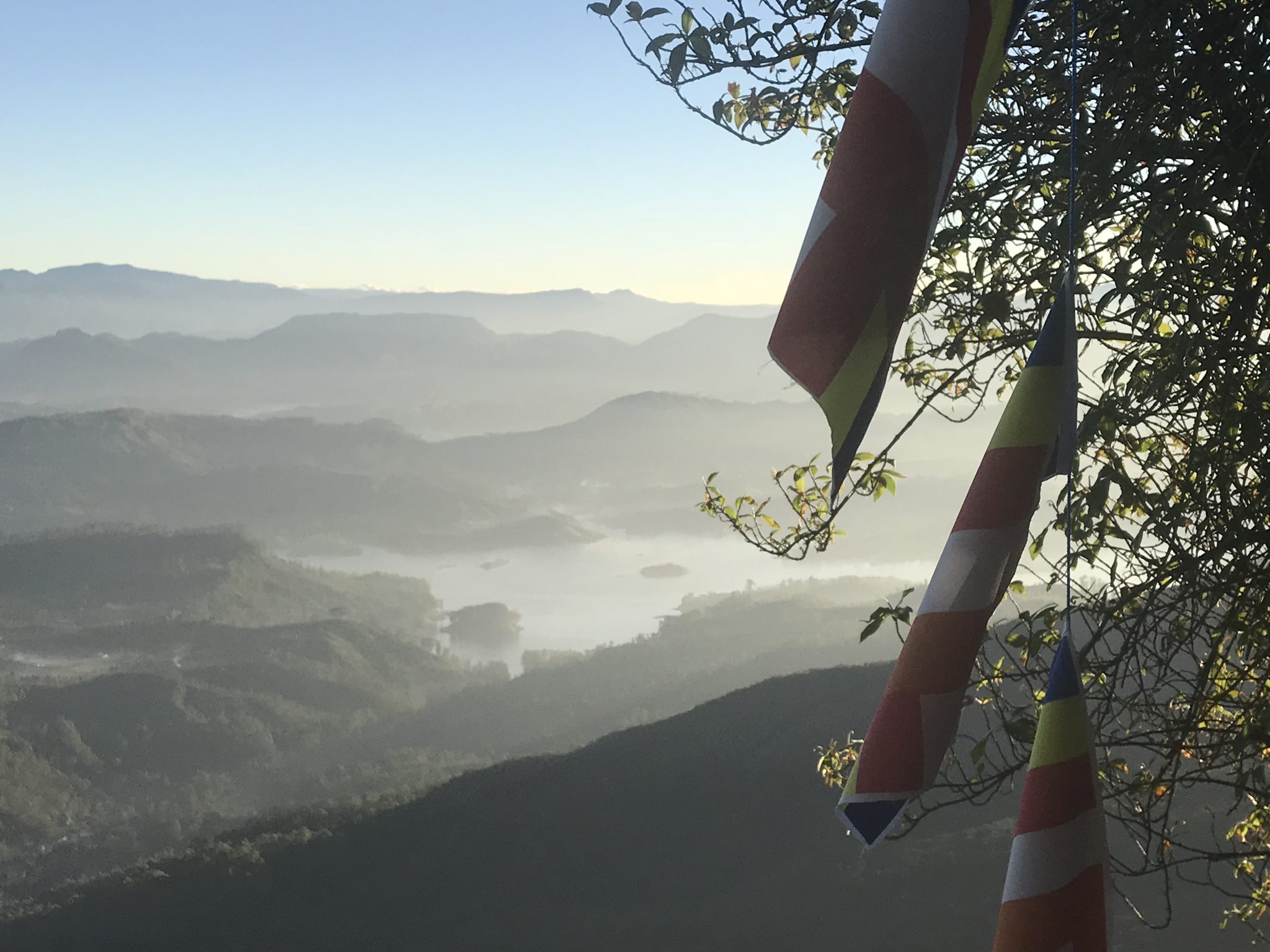 Views on the descent from Adam's Peak, Sri Lanka