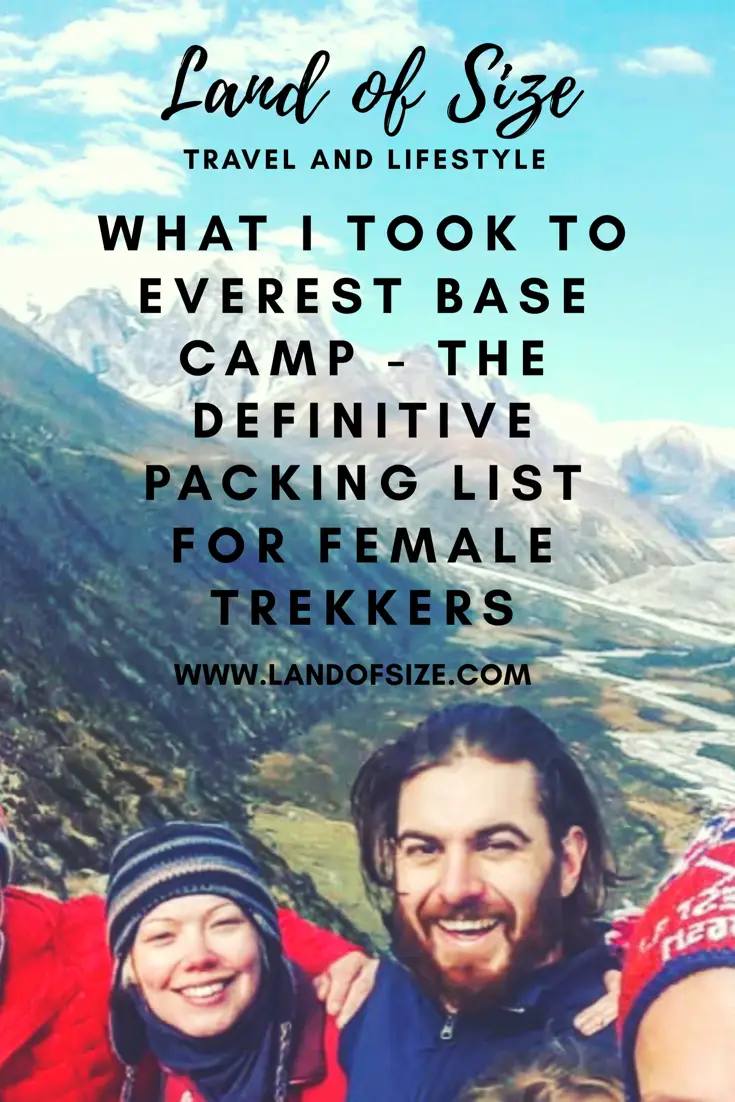 What I actually took to Everest Base Camp - the definitive packing list for female trekkers