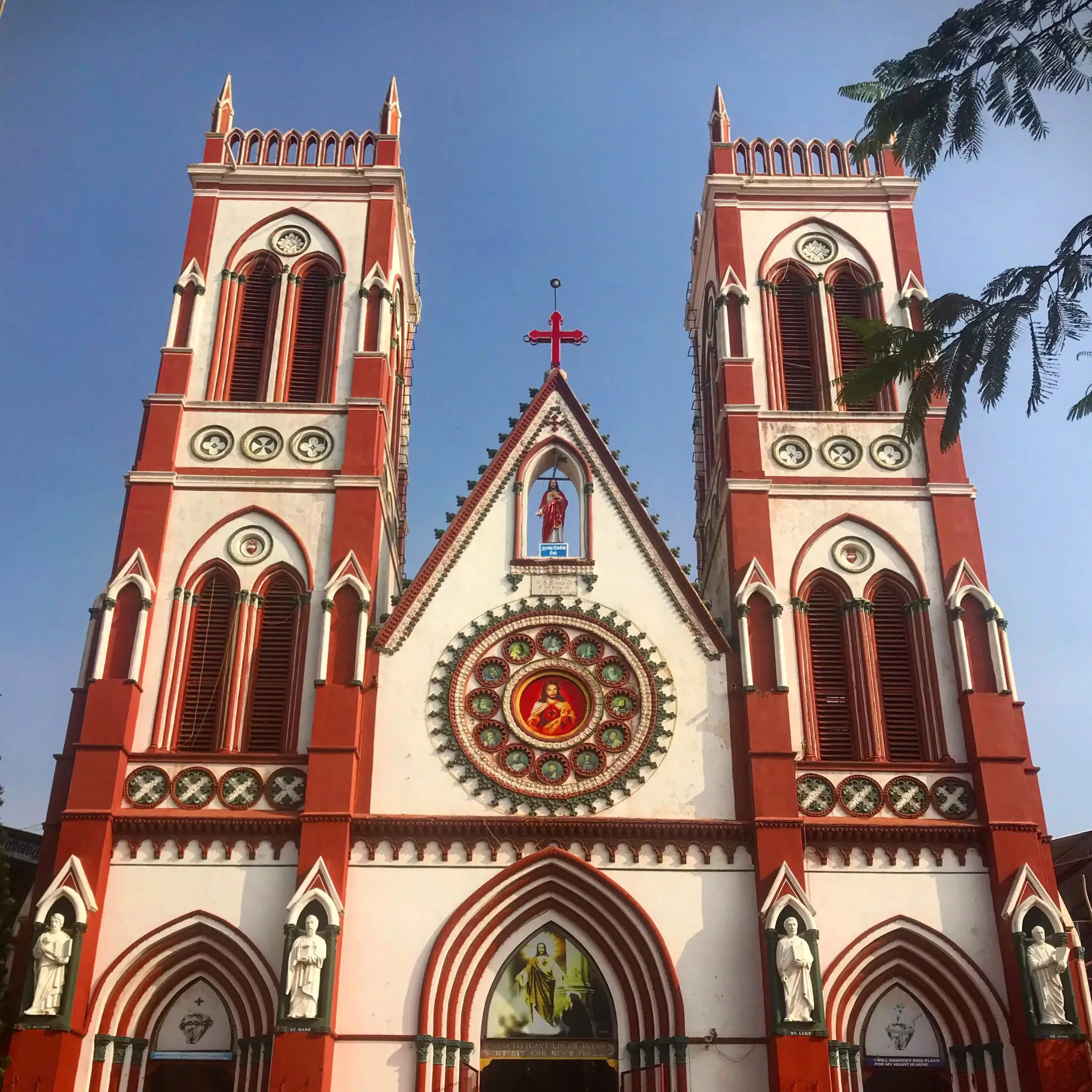Sacred Heart Basilica, Pondicherry, South India