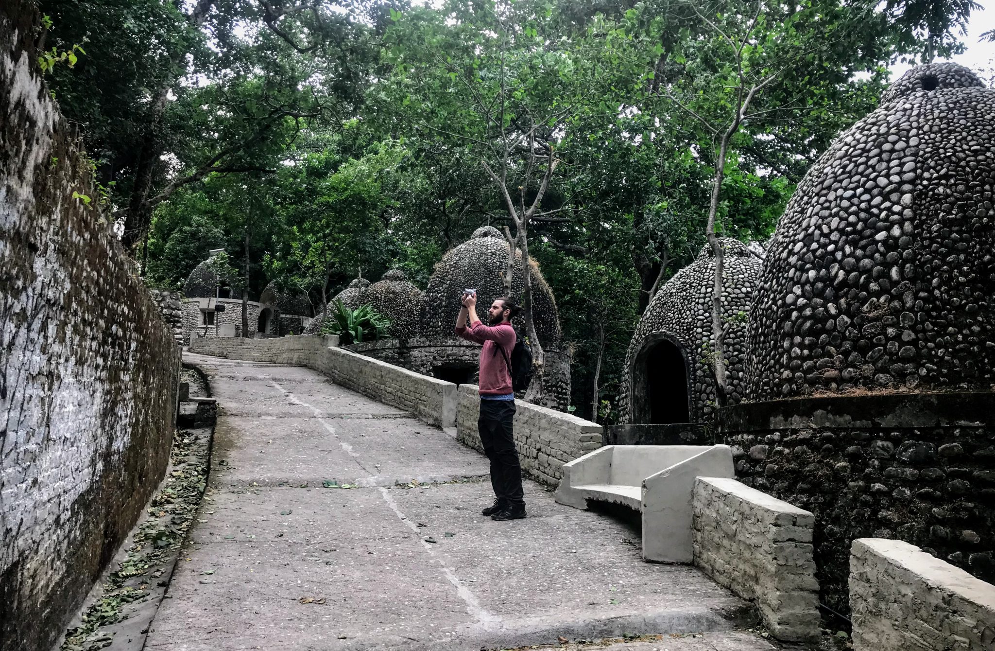  Tourist at The Beatles Ashram, Rishikesh