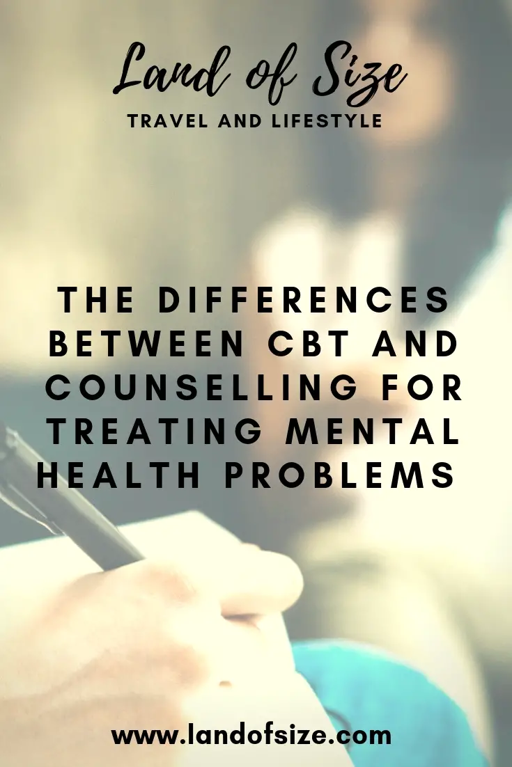 The differences between CBT and counselling for treating mental health problems by someone with OCD