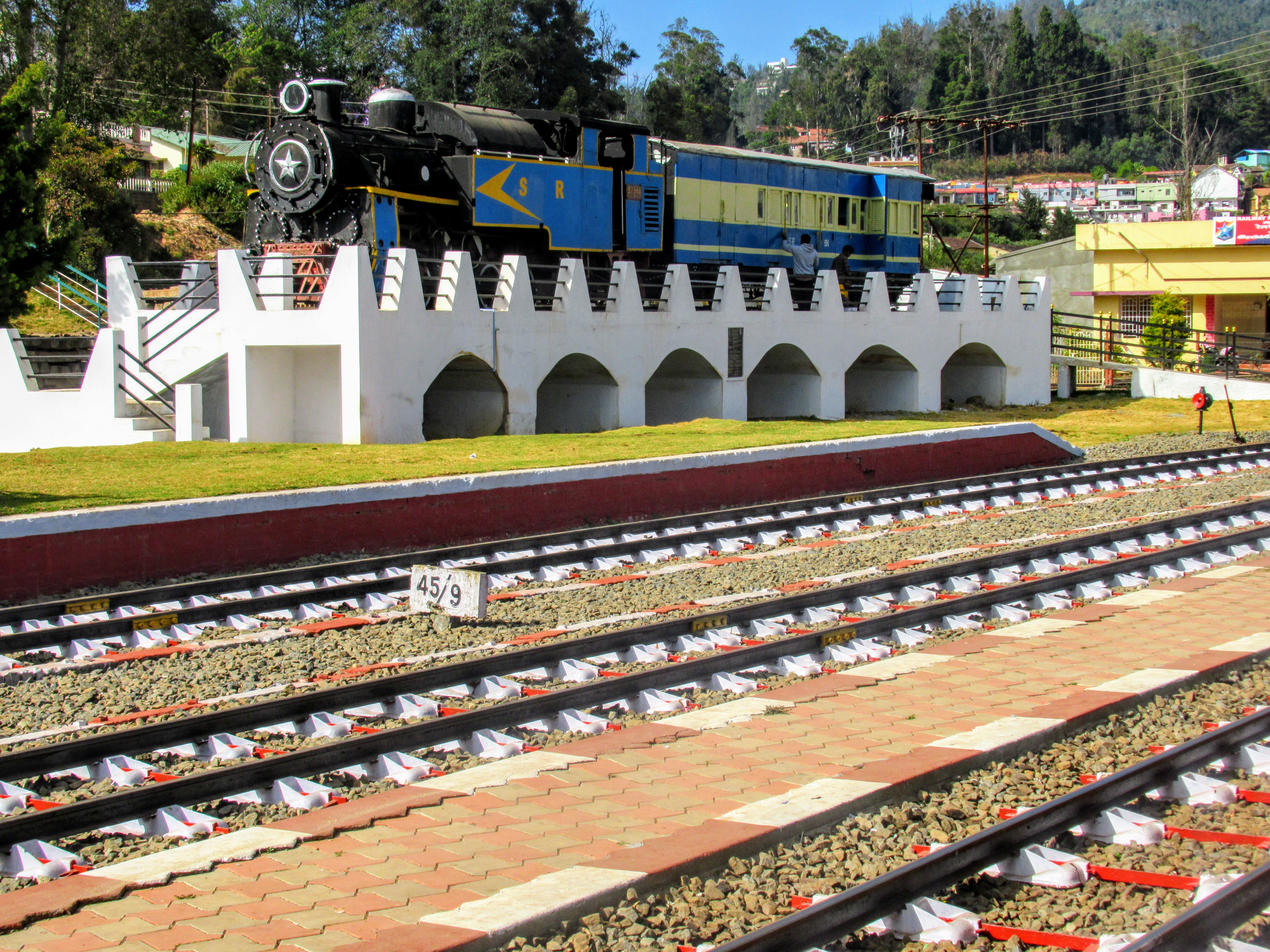 Ooty train station, Tamil Nadu, South India