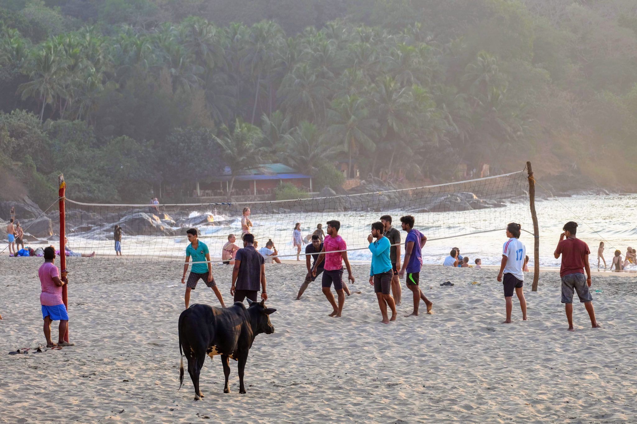 Volleyball on Kudle Beach, Gokarna