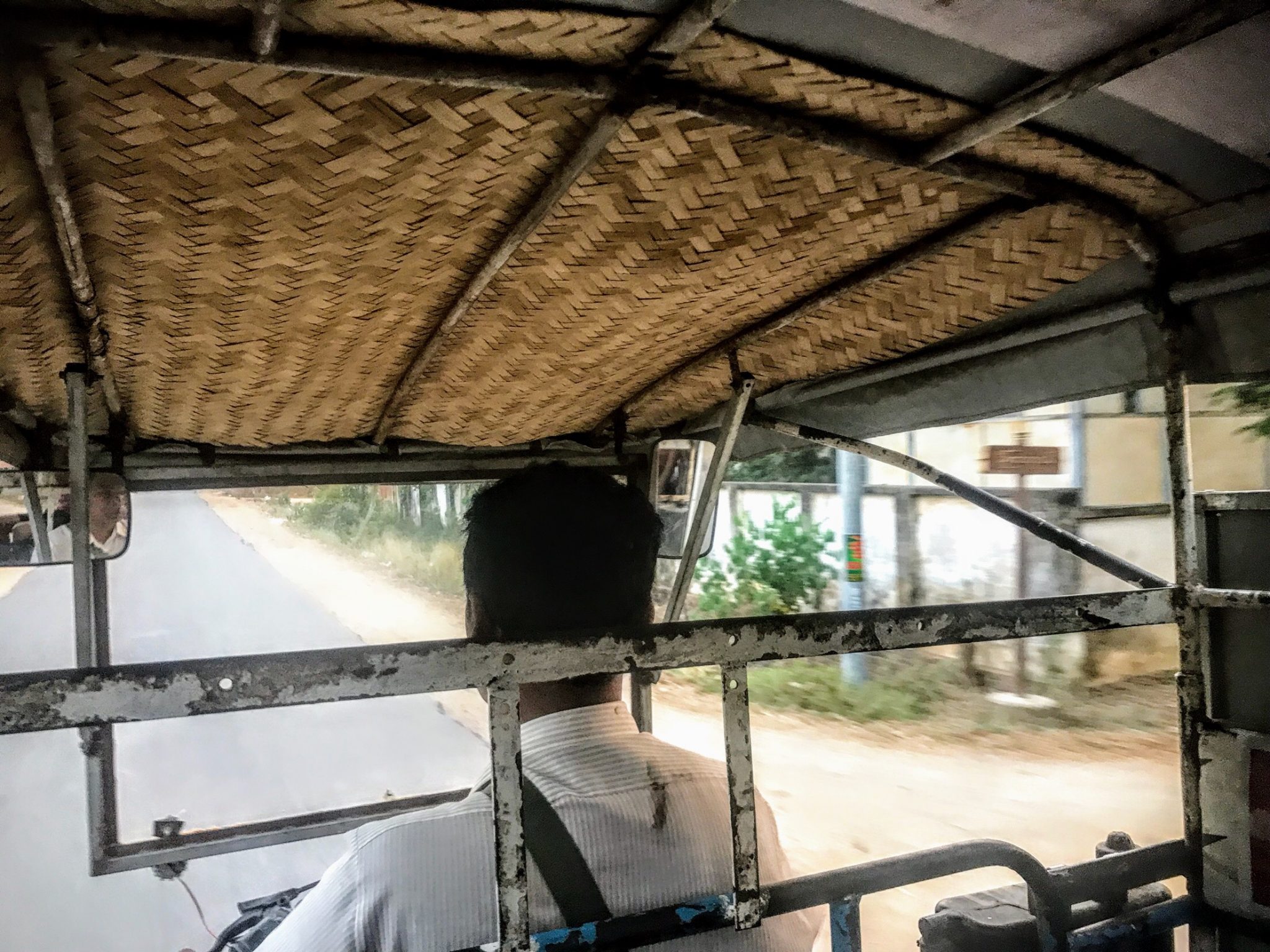 Motorised trishaw in Pyay, Myanmar 