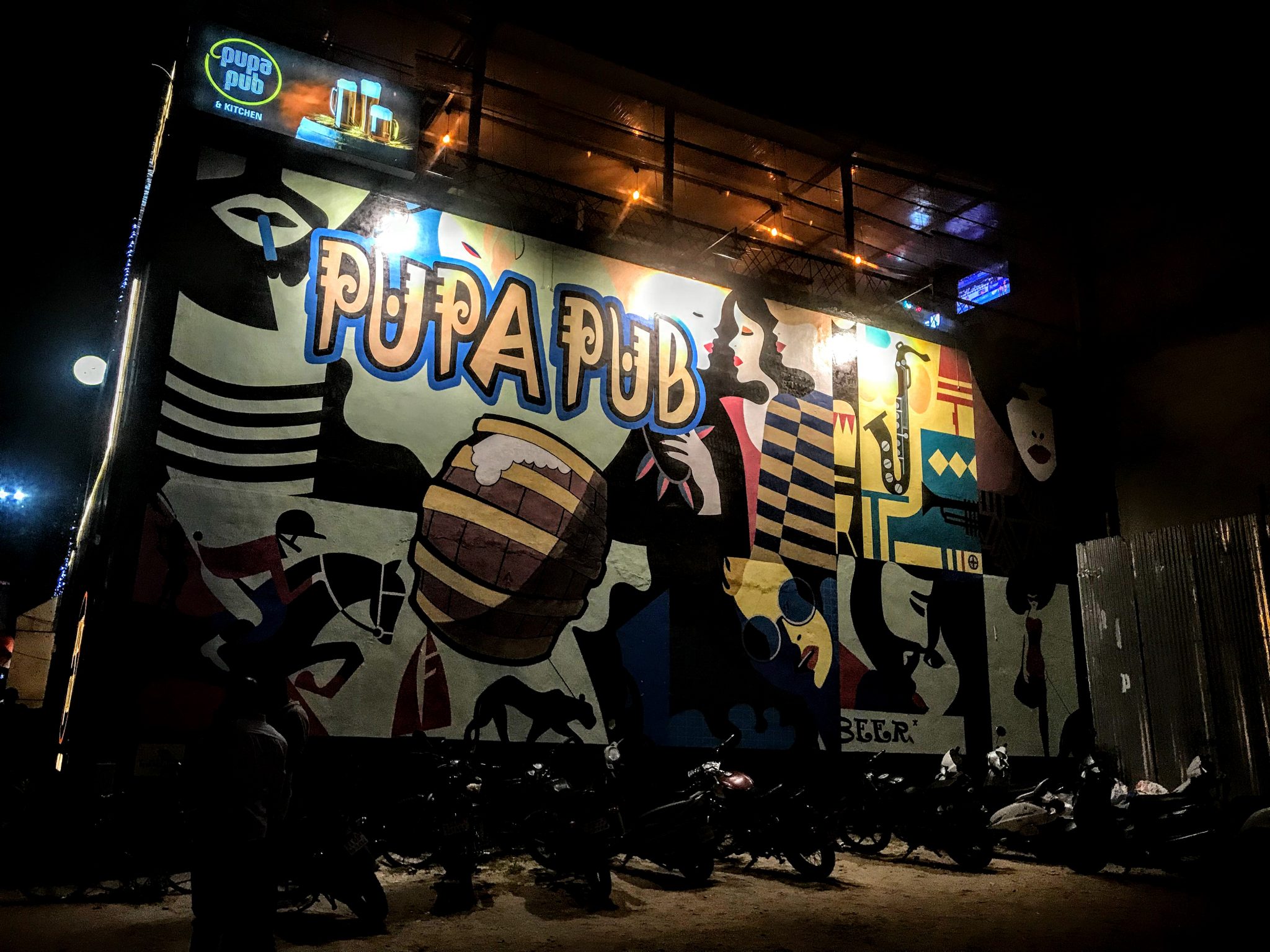 Pupa Pub, Mysore/Mysuru, South India