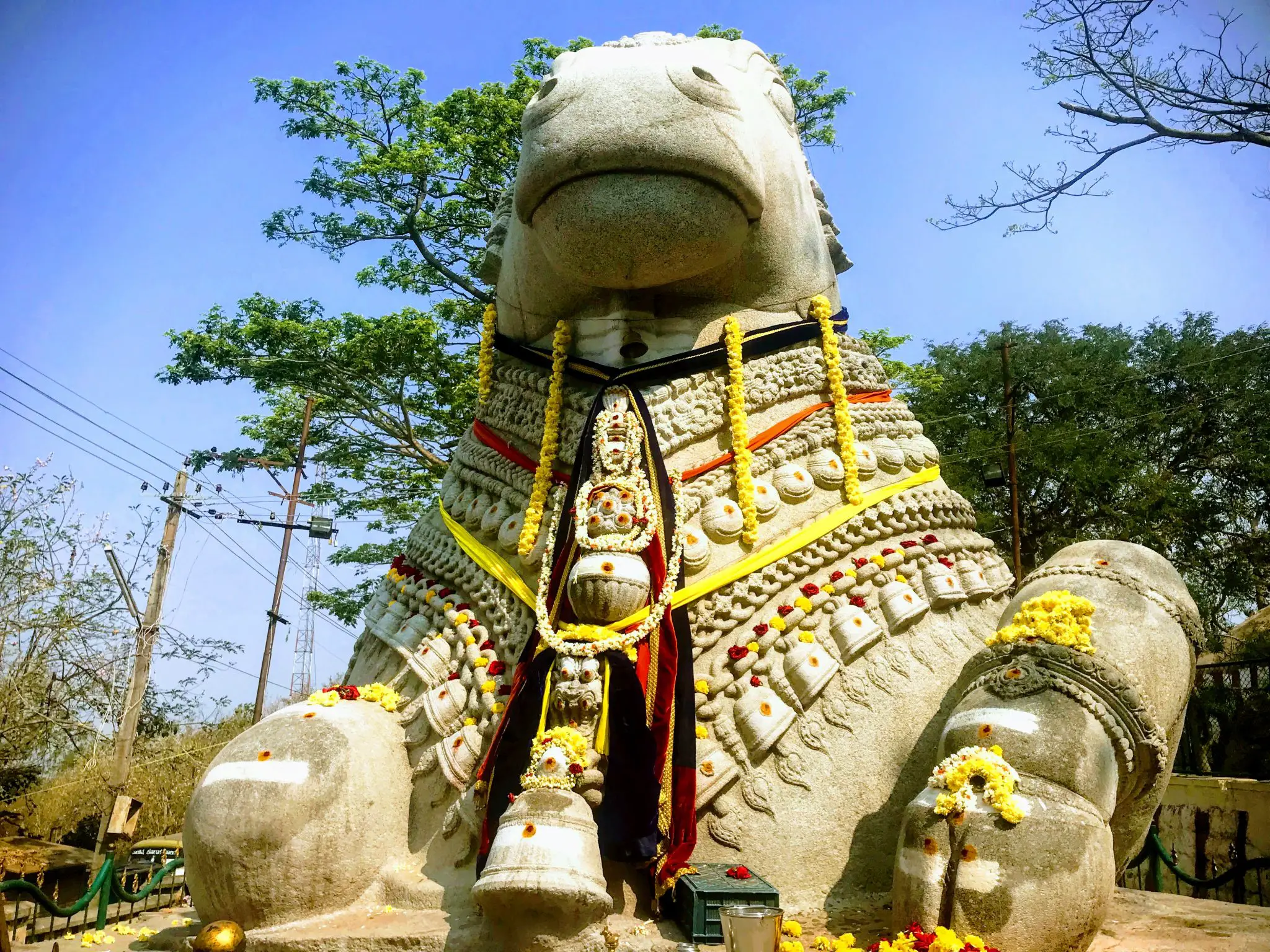 Nandi (bull) temple, Chamundi Hill, Mysore/Mysuru, South India