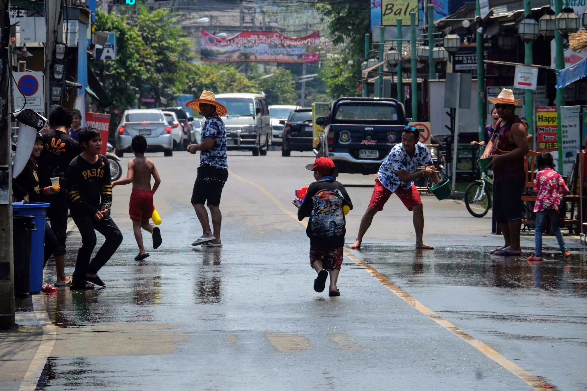 Songkran Water Festival, Pai, Thailand