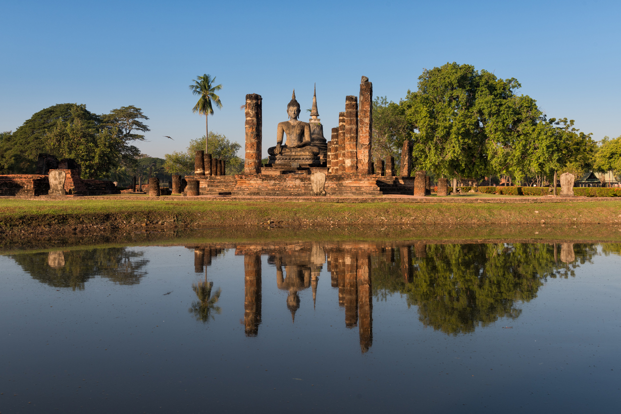 The Sukhothai Kingdom at its greatest extent during the late 13th