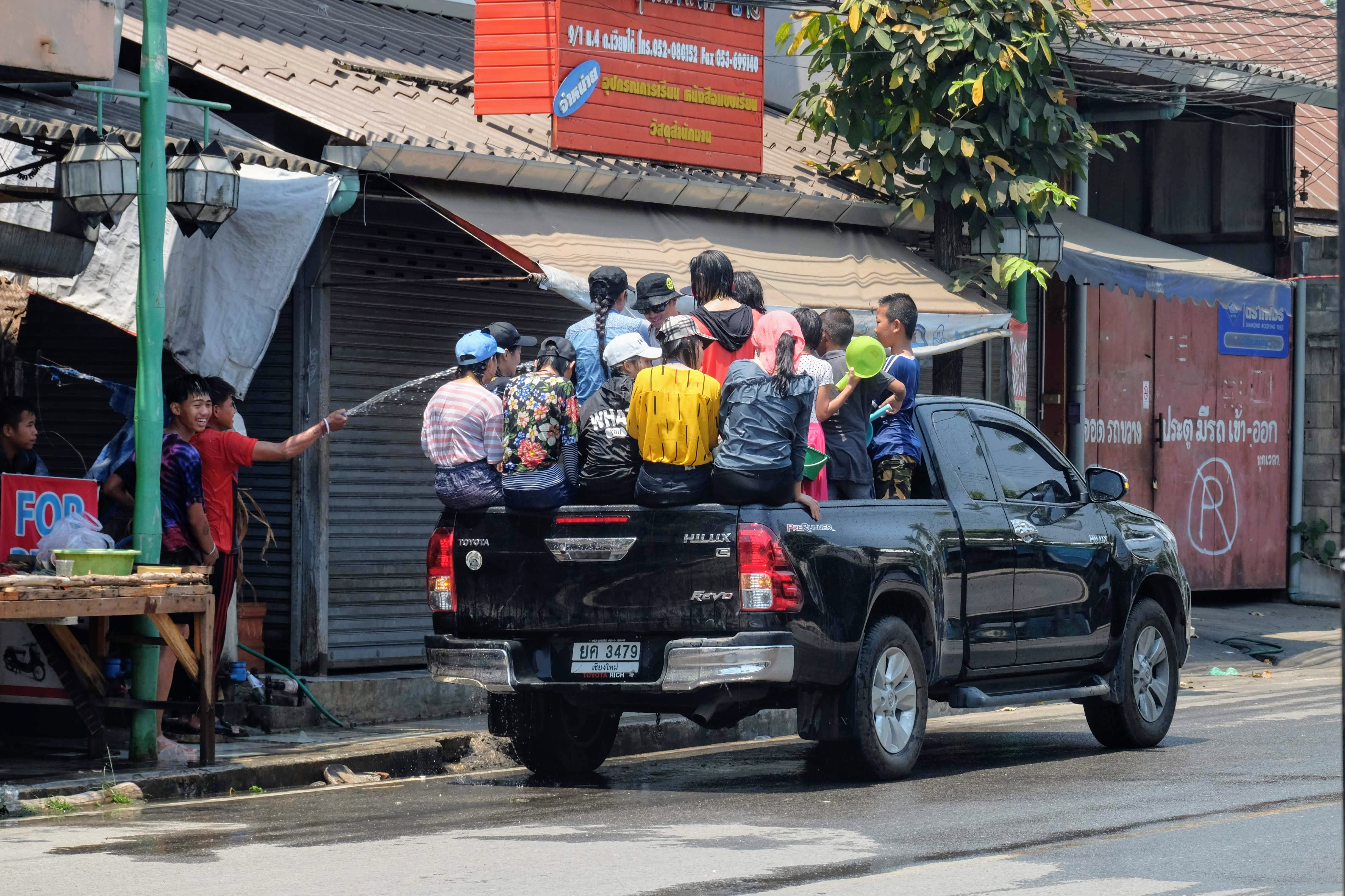 Songkran Water Festival, Pai, Thailand