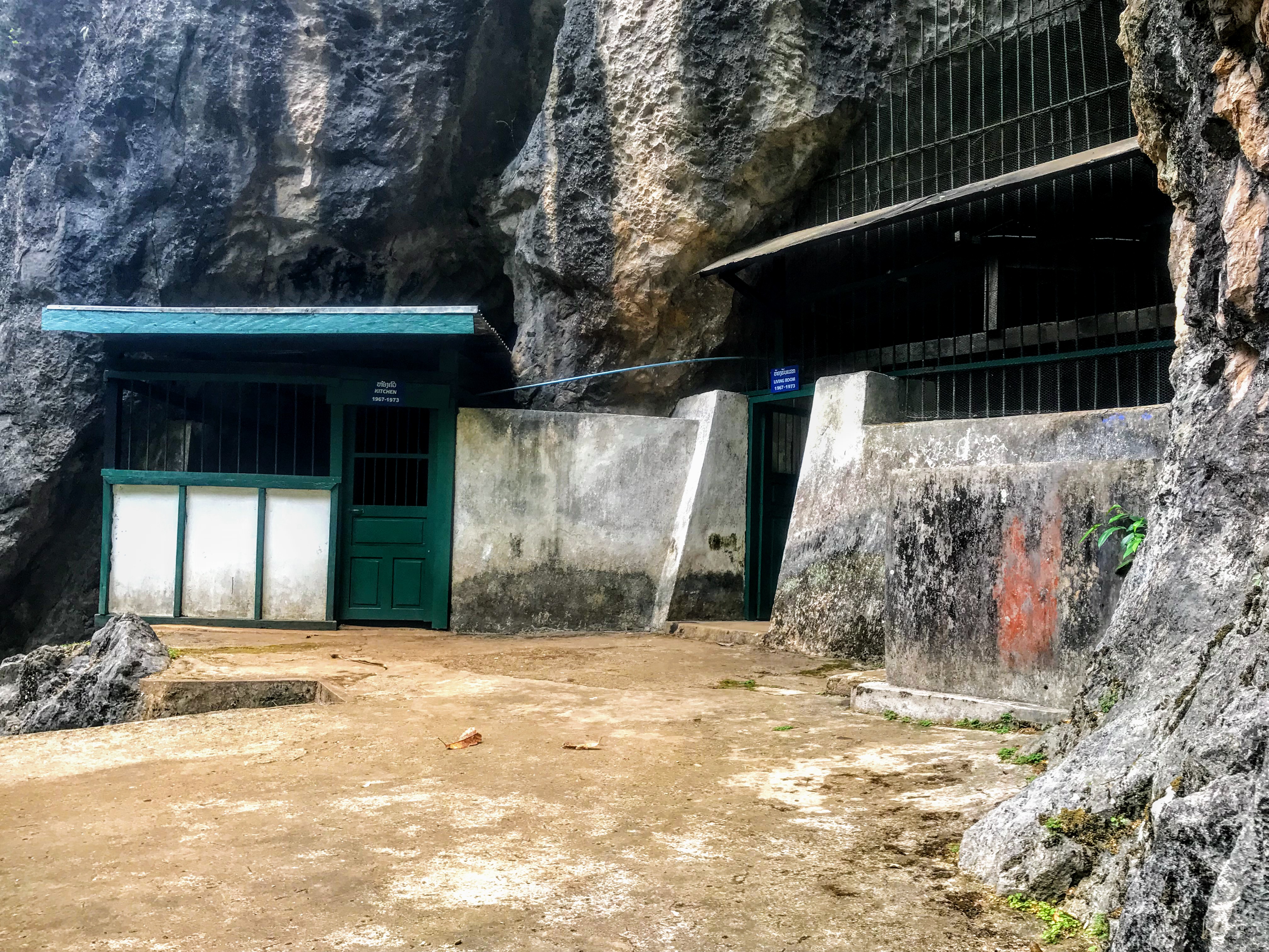 Entrance at Vieng Xai caves, Vieng Xai, Laos