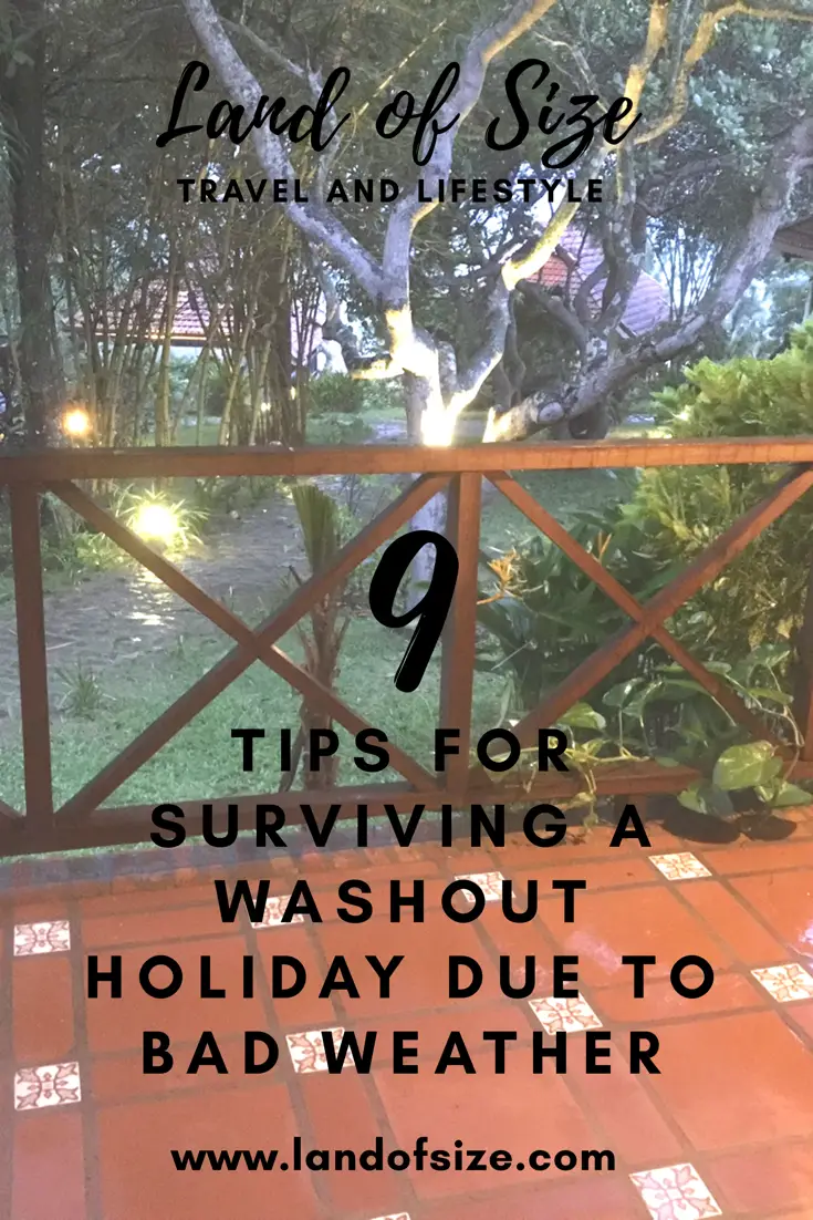 9 tips for surviving a washout holiday due to bad weather