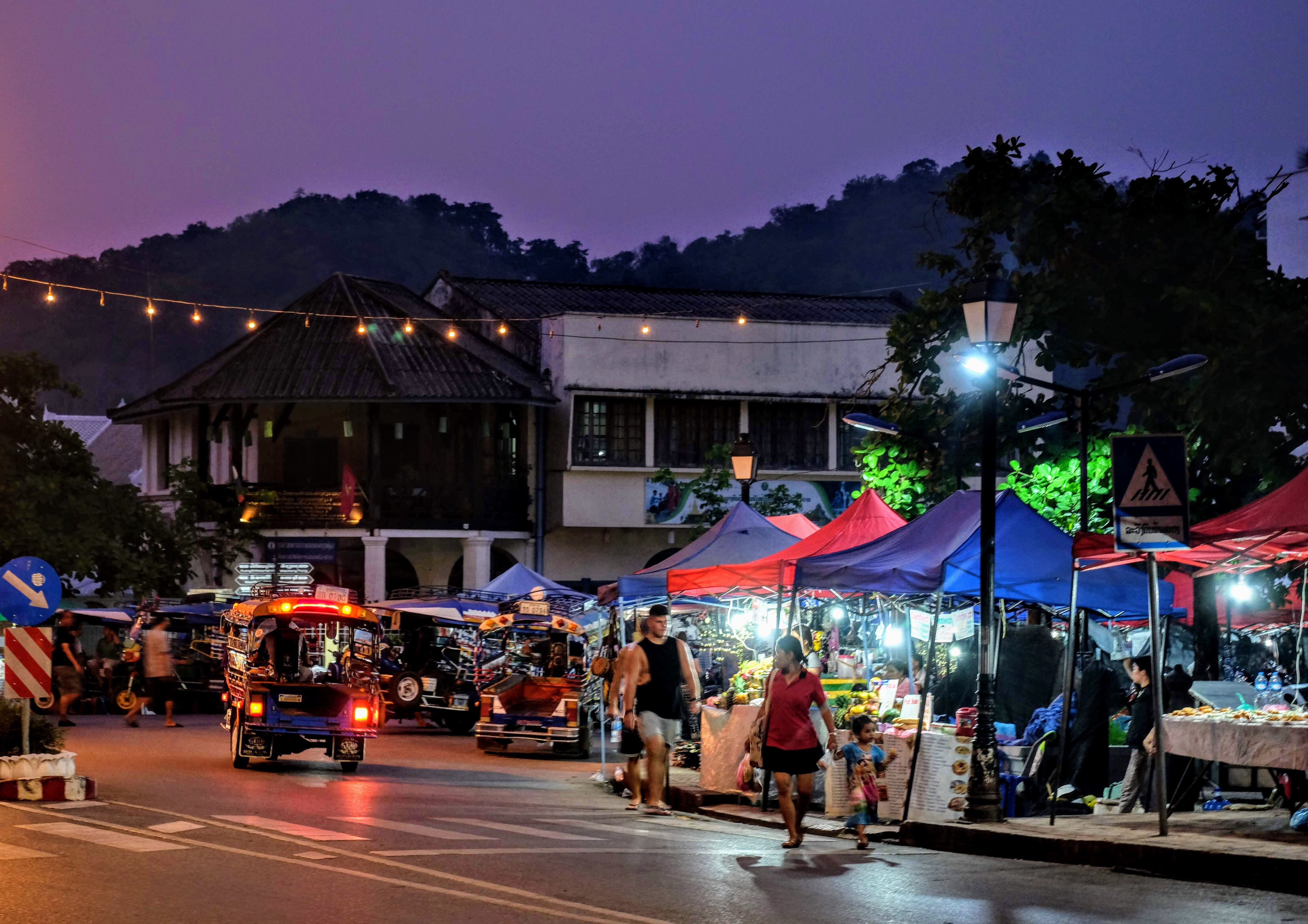 Night market, Luang Prabang, Laos