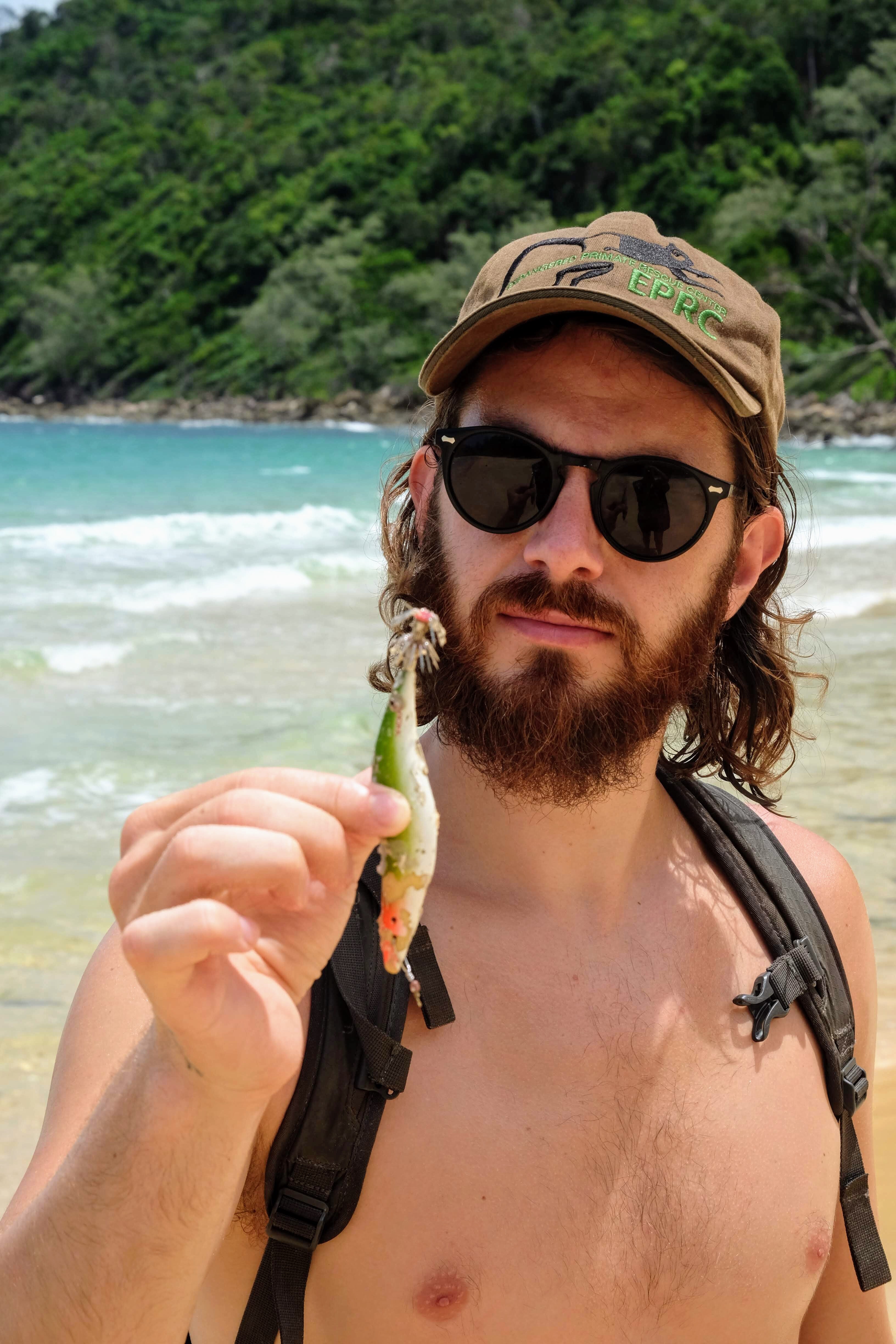 Beaching cleaning on Koh Rong Samloem, Cambodia 