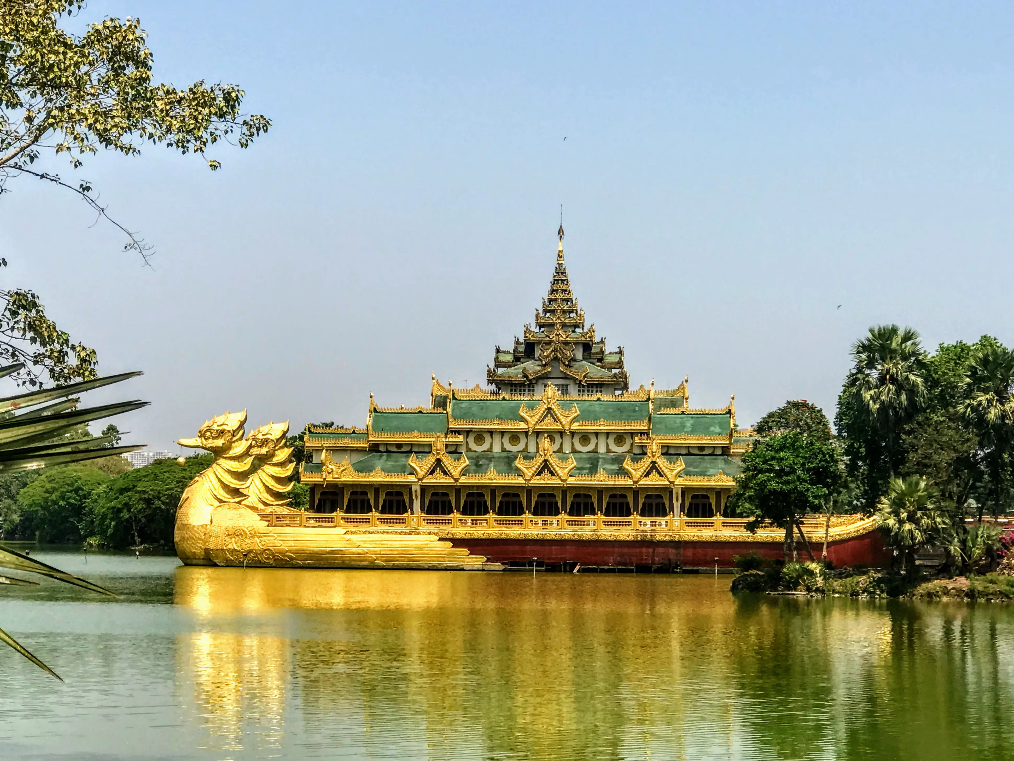 Kandawgyi Lake, Yangon, Myanmar 