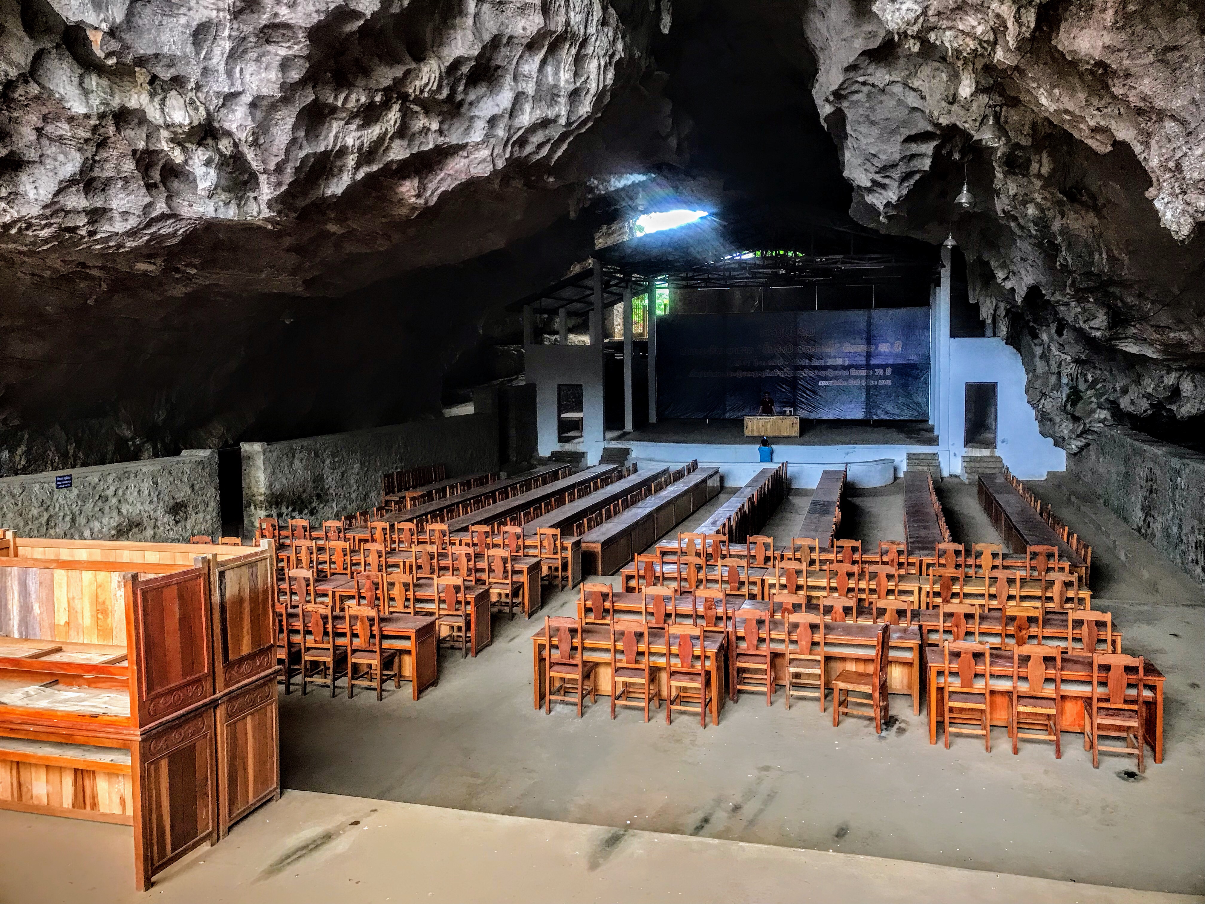 Theatre cave, Vieng Xai Caves, Laos