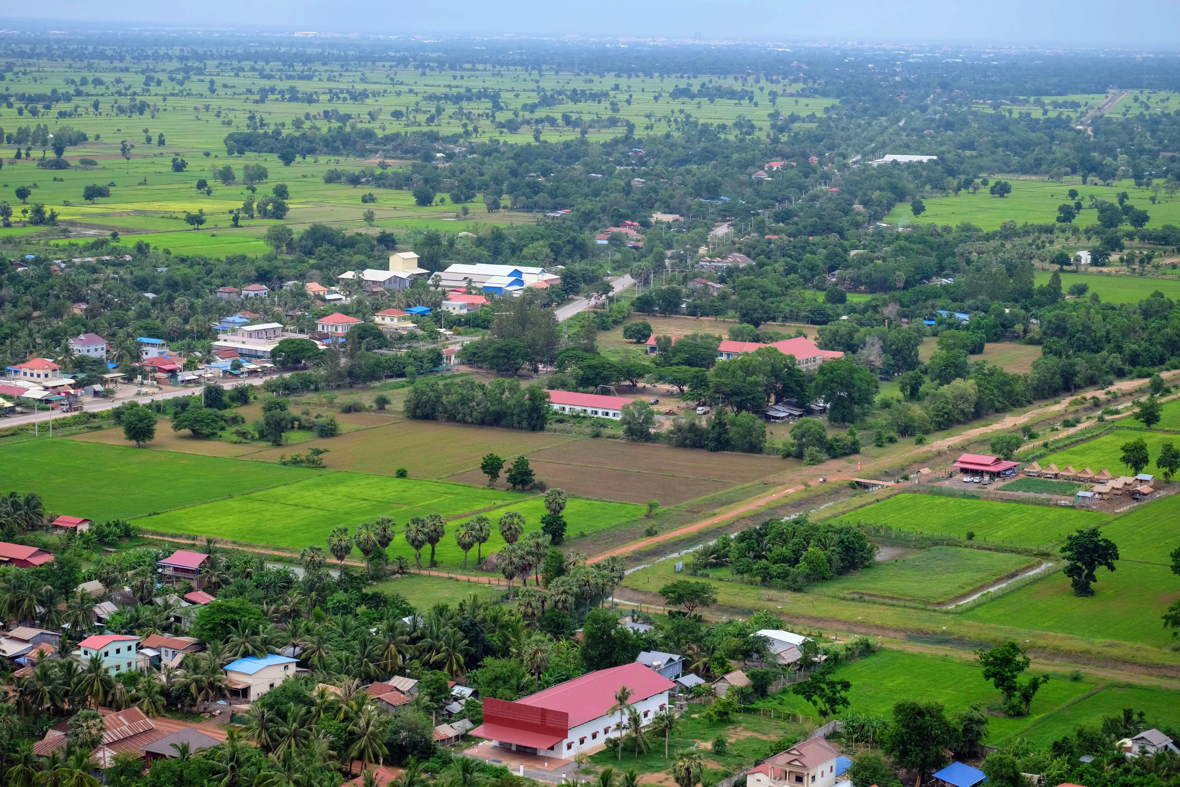 View from Phnom Kdong, Battambang, Cambodia 