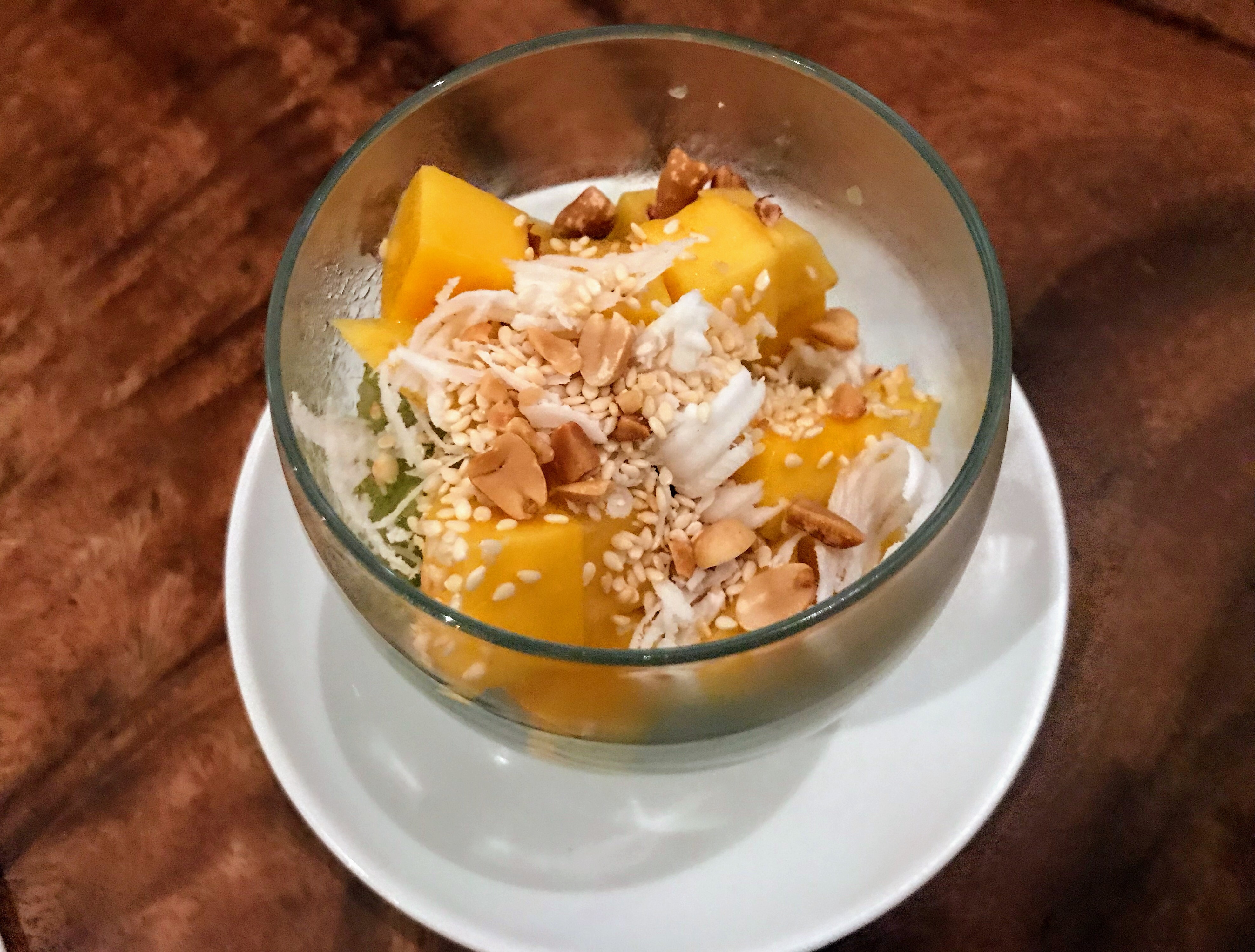 Mango sticky rice, Jaan Bai, Battambang, Cambodia 