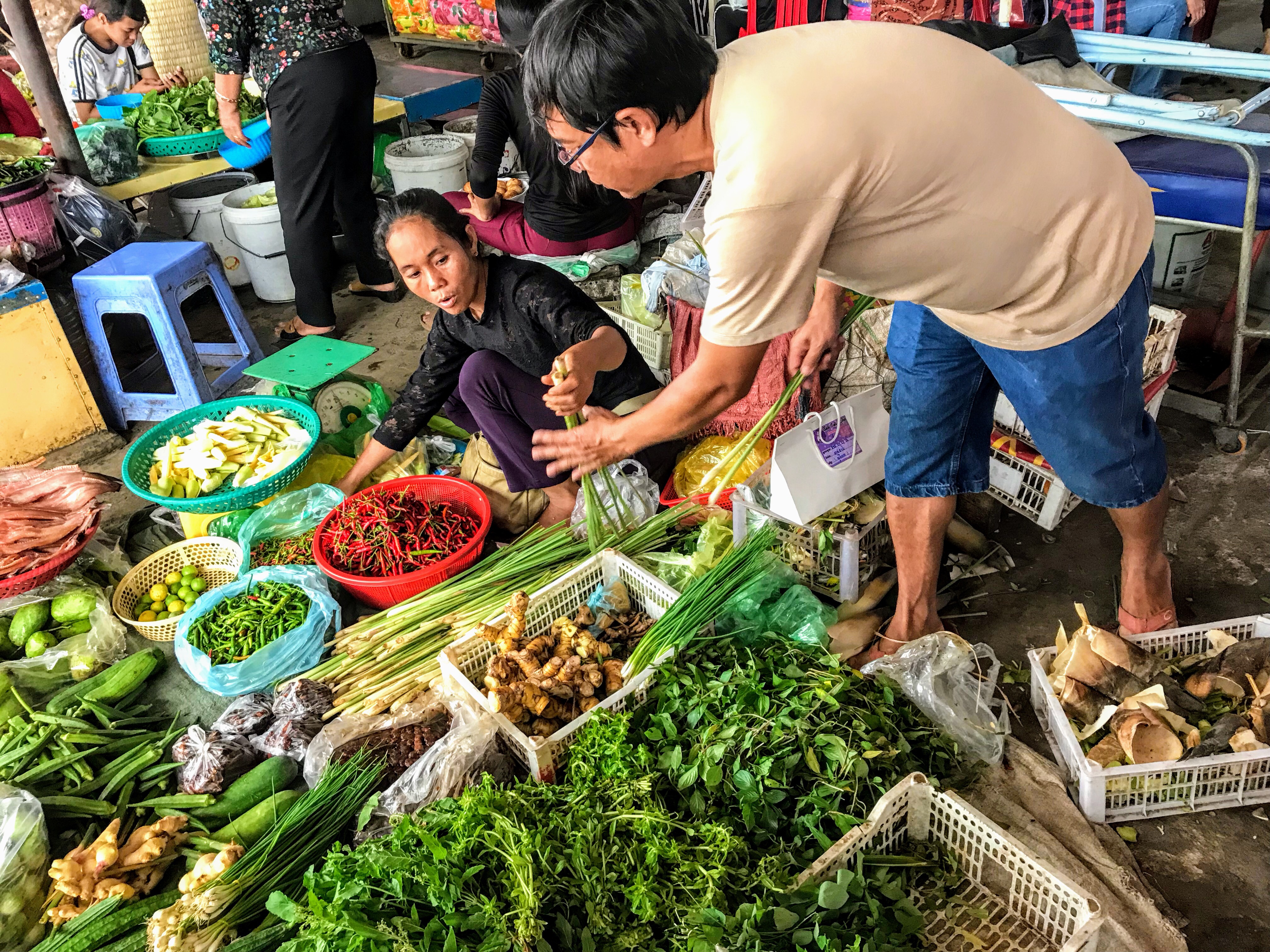 Battambang market, Cambodia 