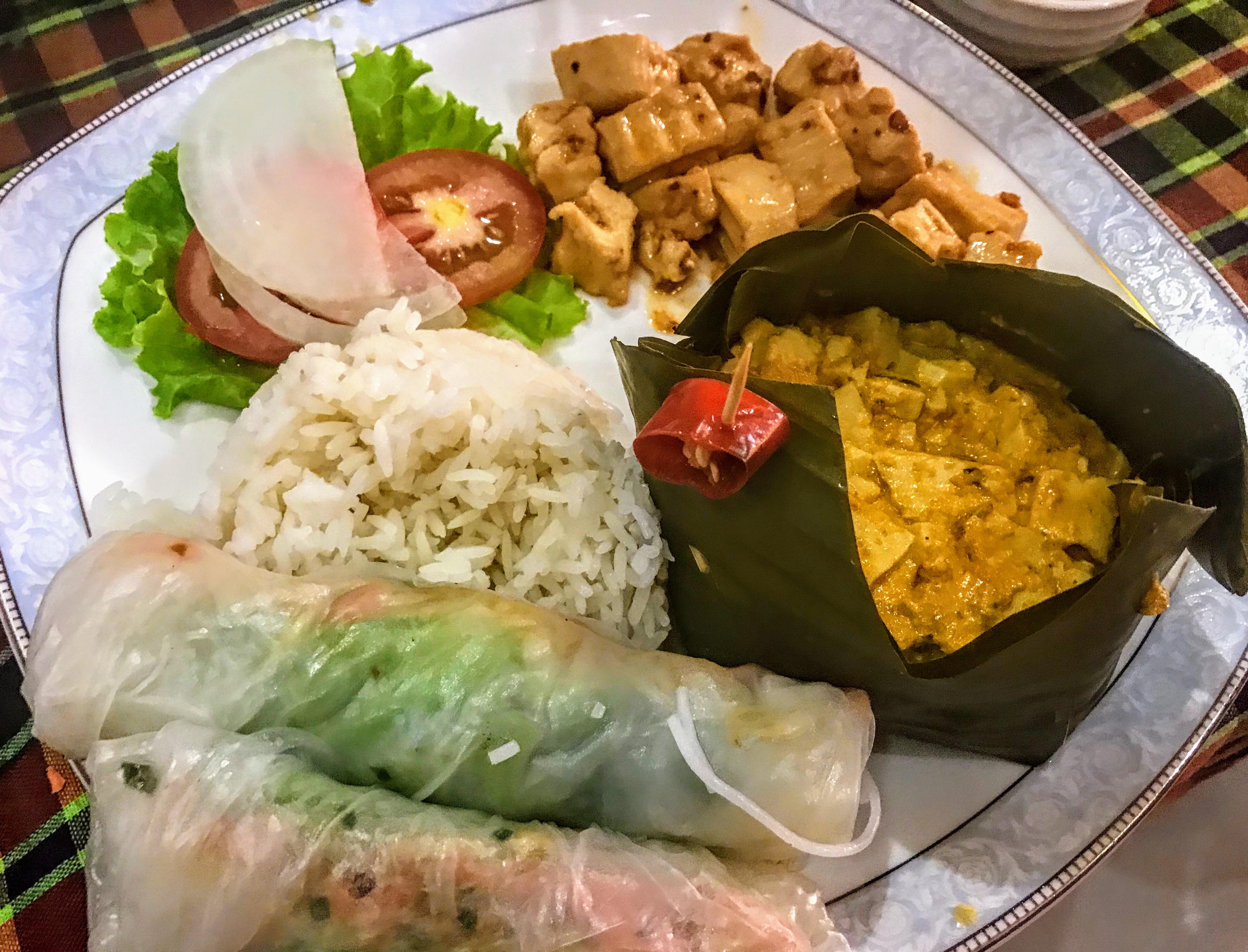 Traditional Cambodian food, Battambang, Cambodia 