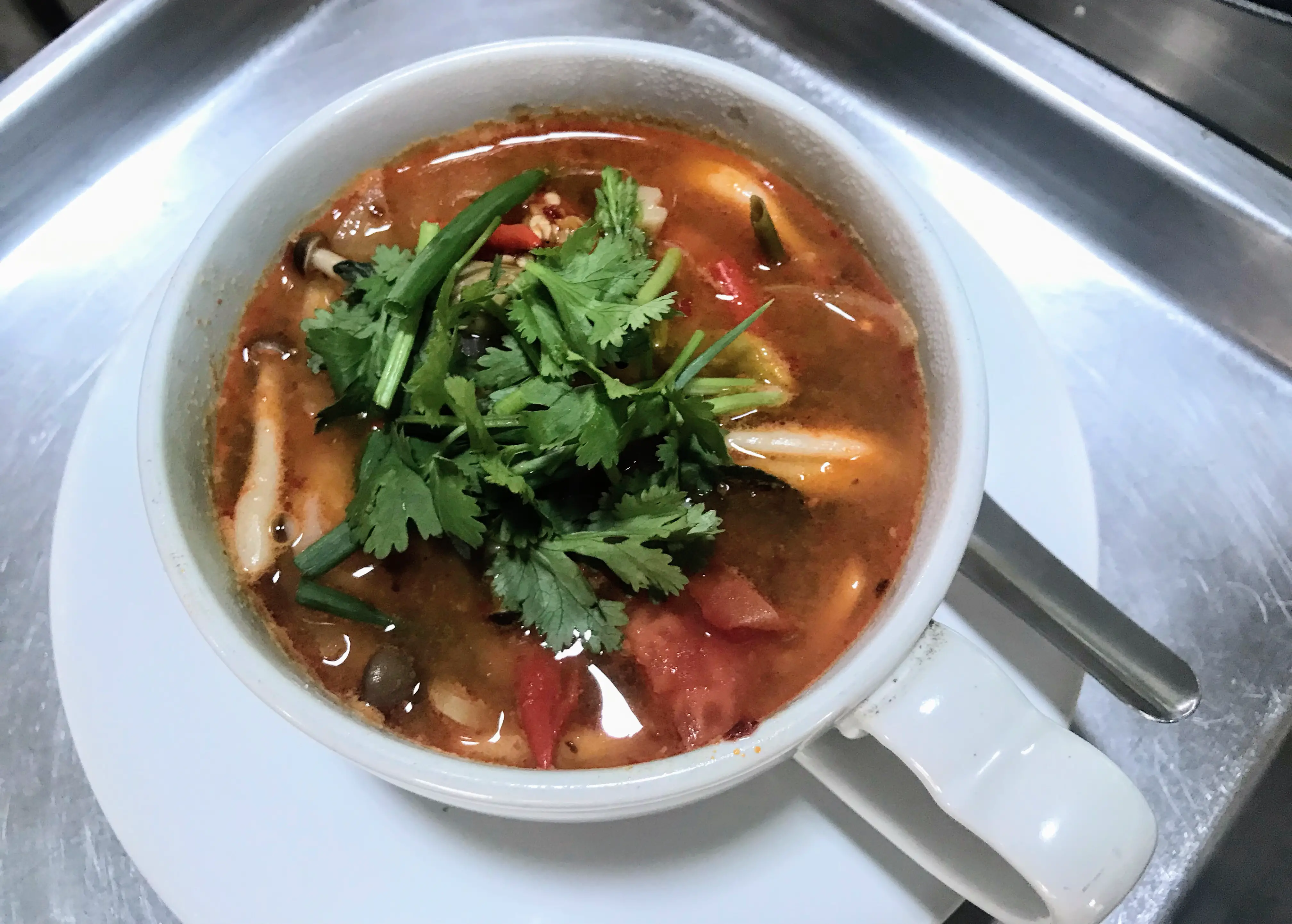 Hot and sour soup, Koh Chang, Thailand 
