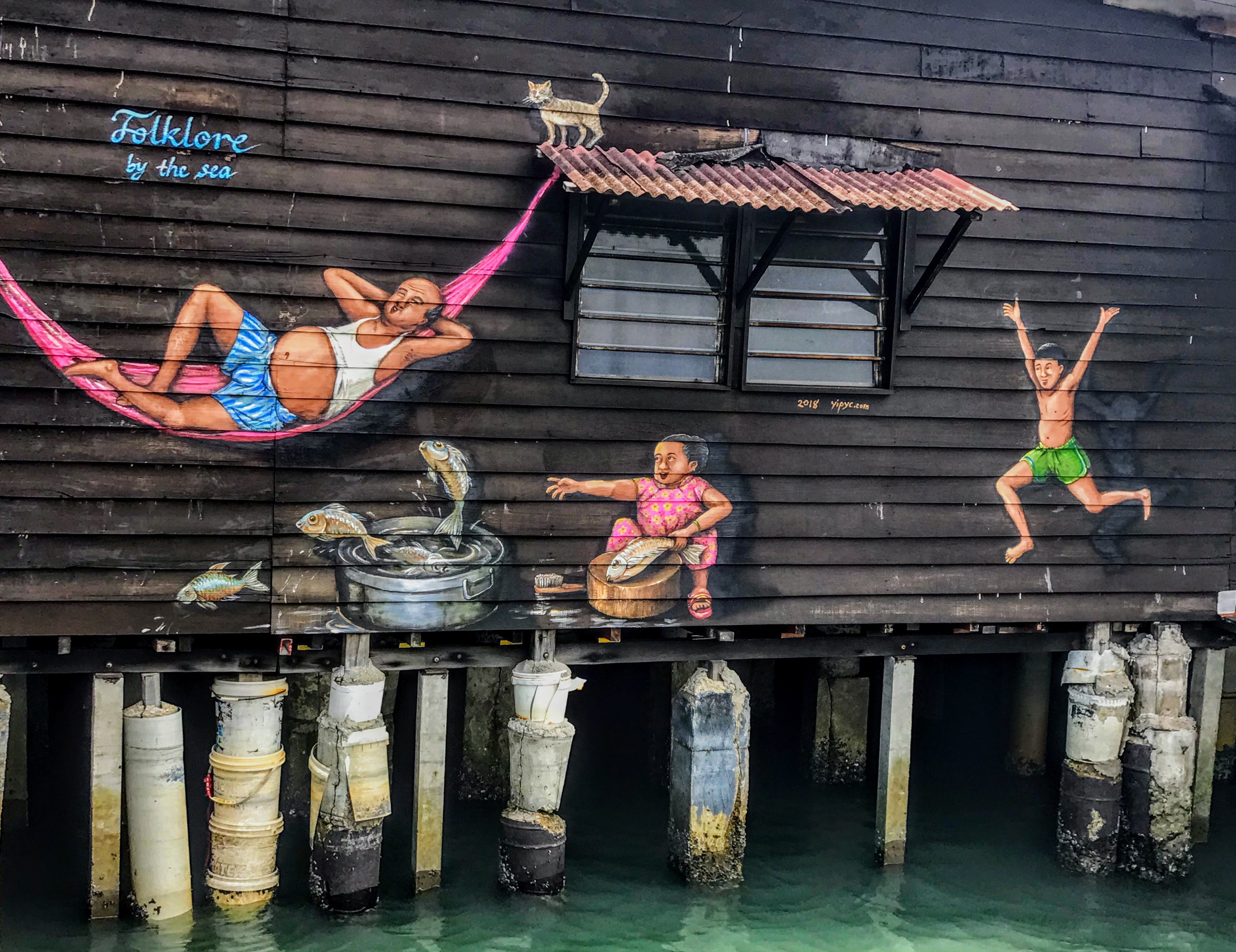 Chew Jetty, George Town, Penang, Malaysia 