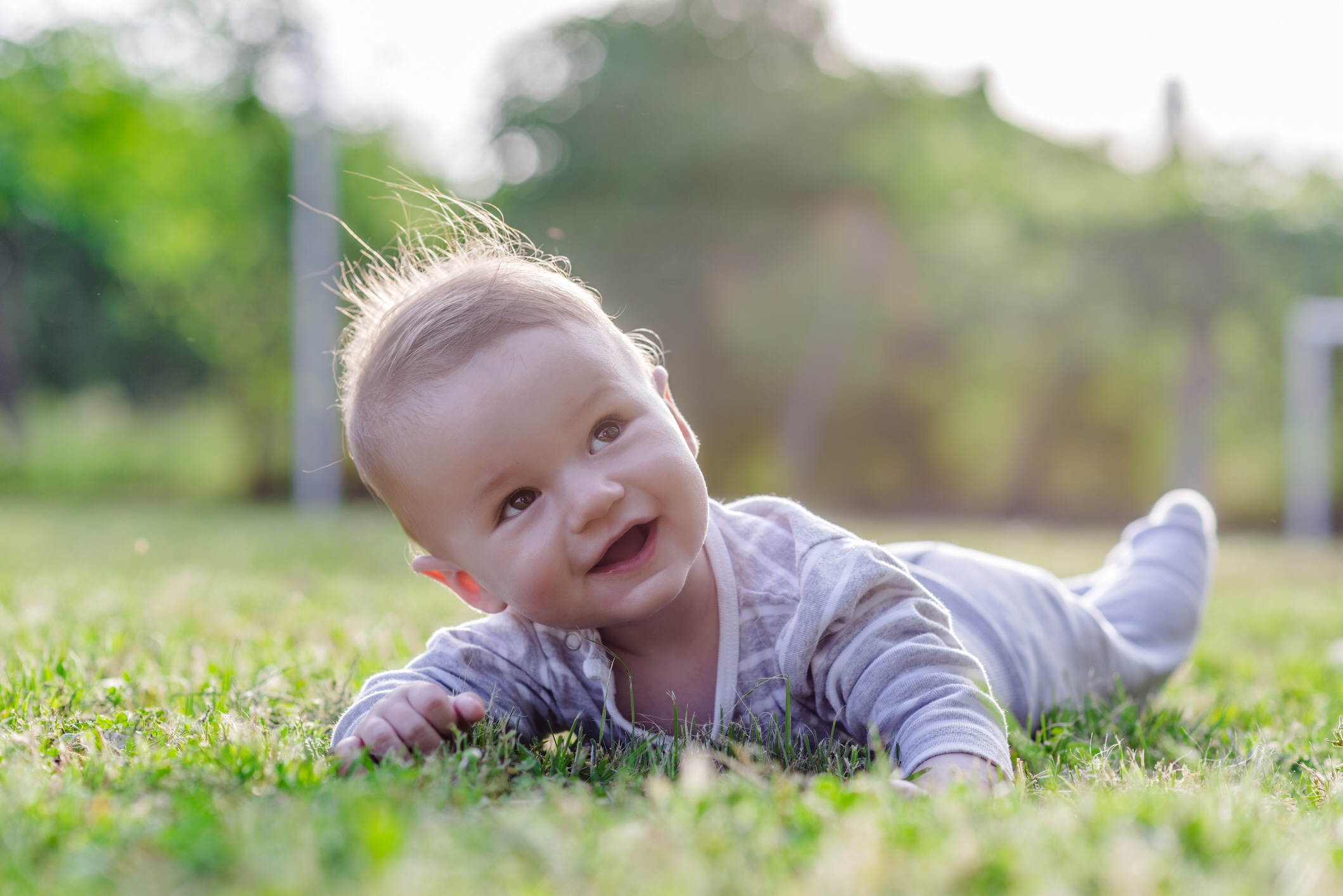 Happy Baby in nature, iStock