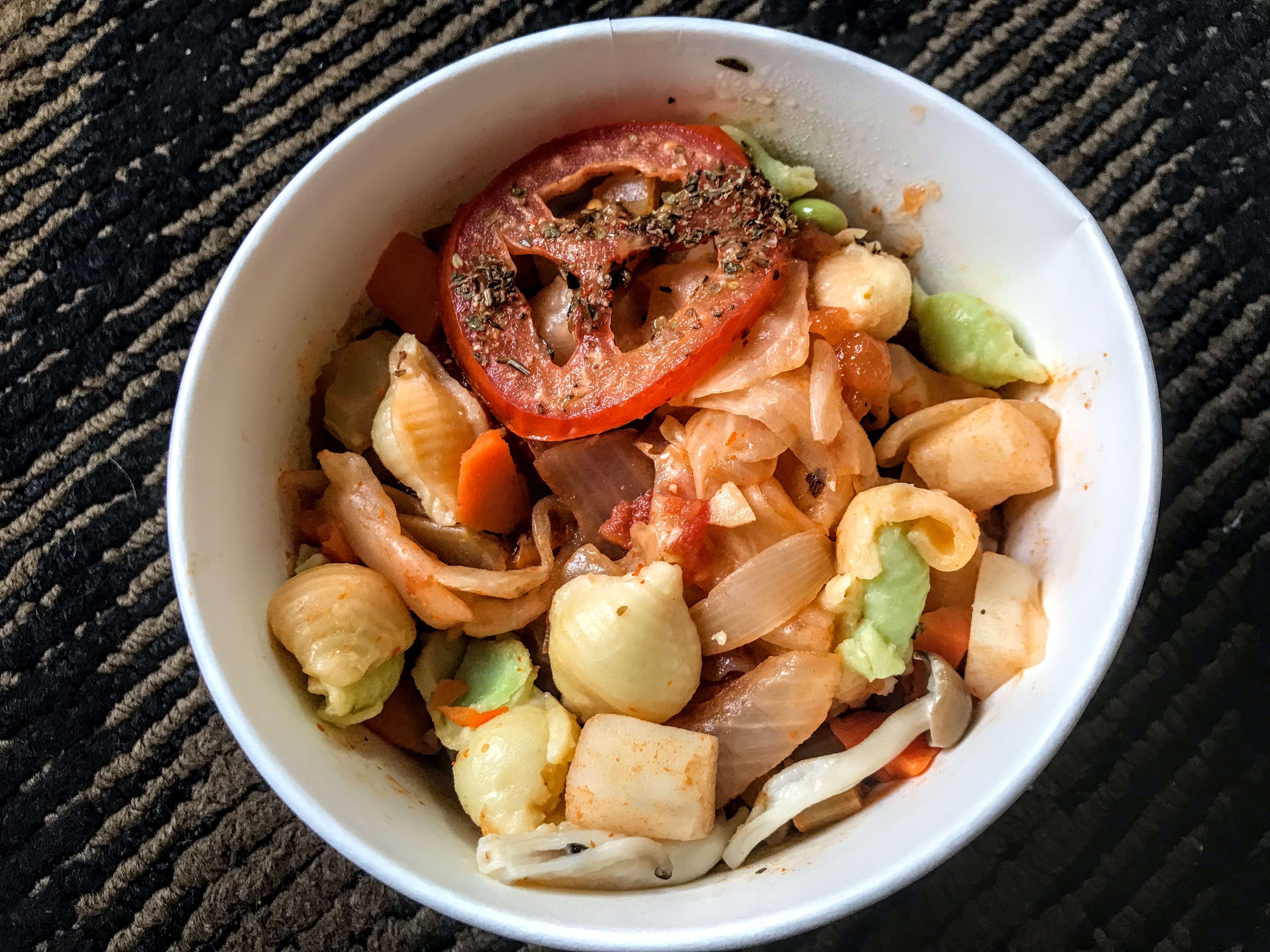 Vegetarian pasta, 7-Eleven, Taipei, Taiwan