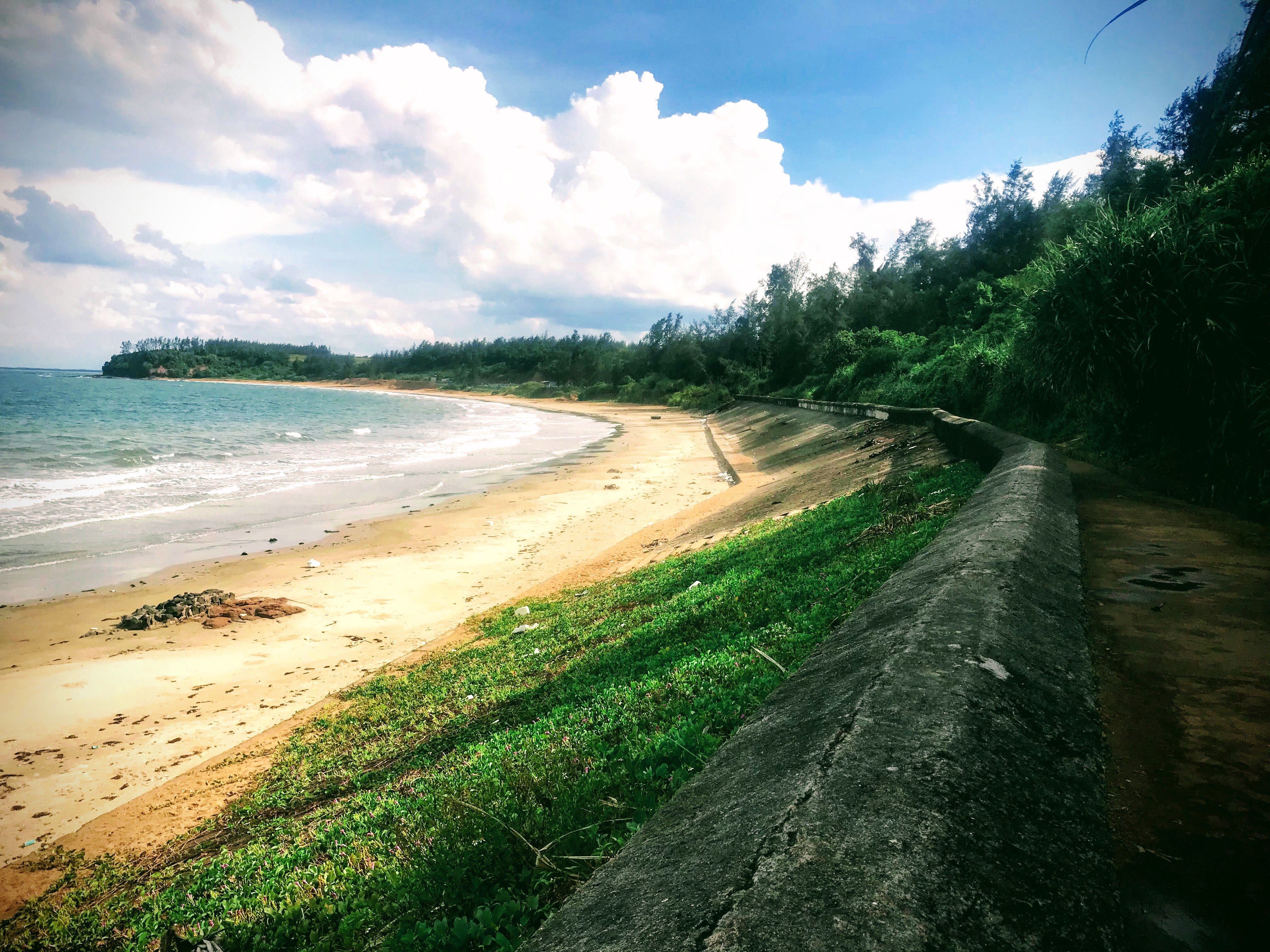 Beach next to the Vinh Moc Tunnels, Vietnam