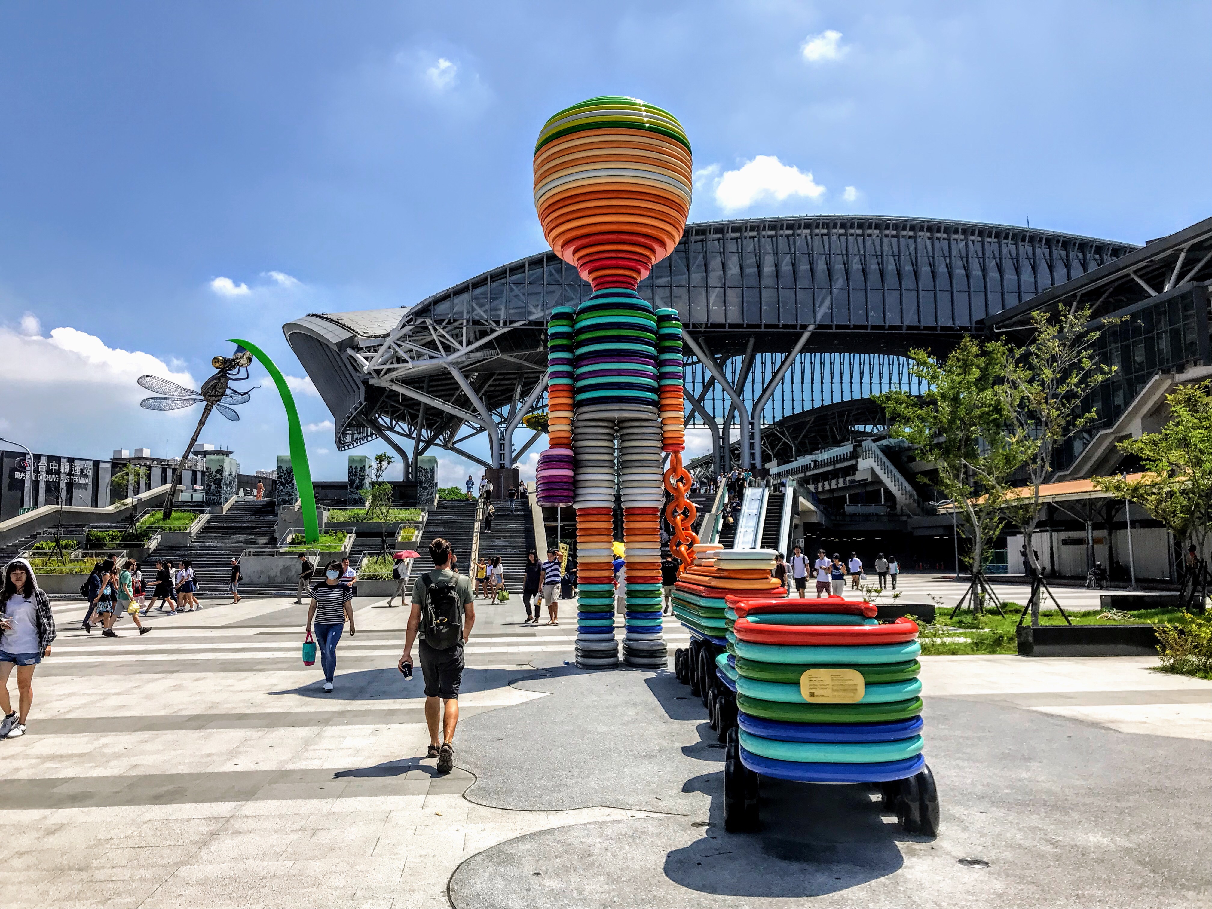 Taichung train station, Taiwan