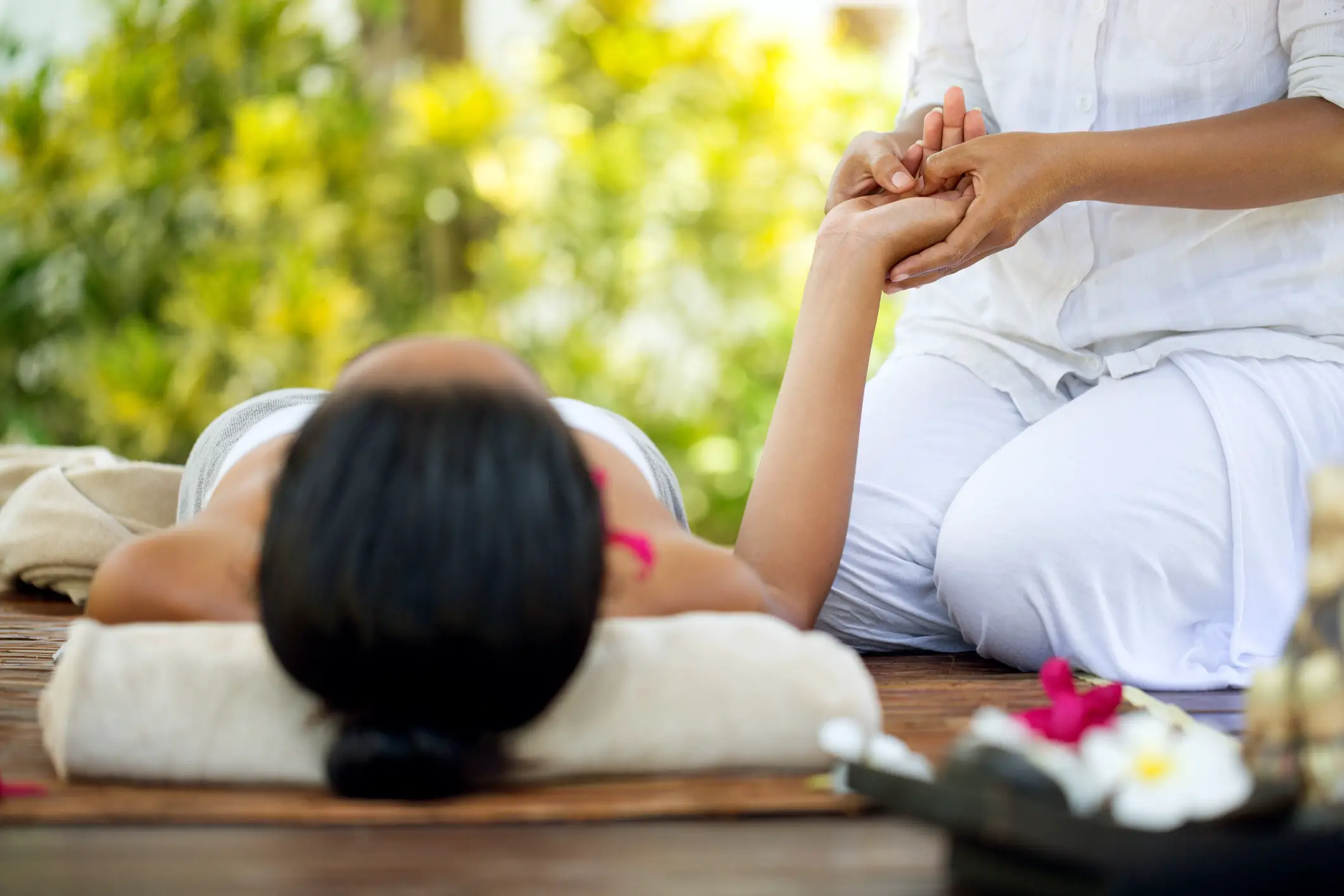 Getting a Balinese massage, iStock