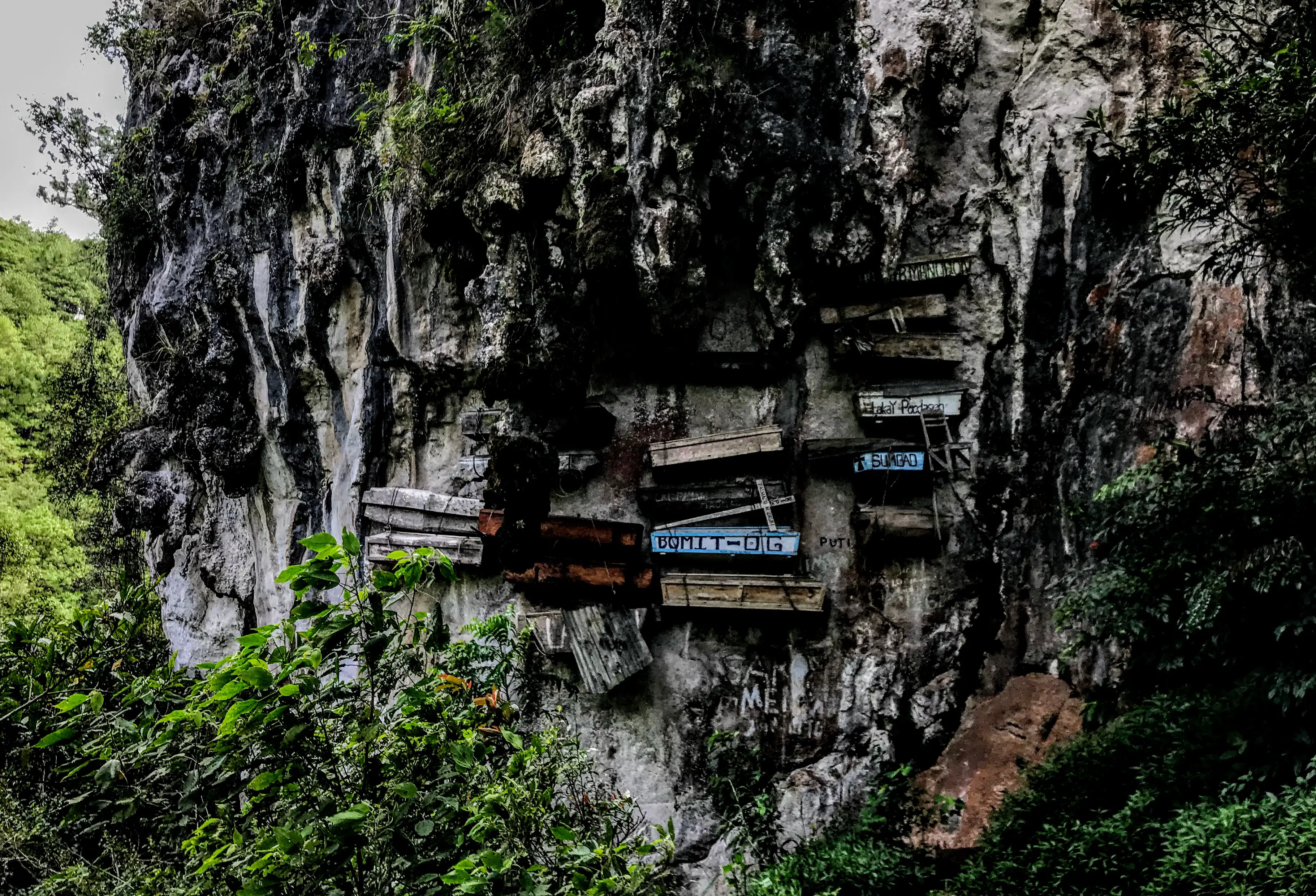 Hanging coffins, Sagada, Philippines 