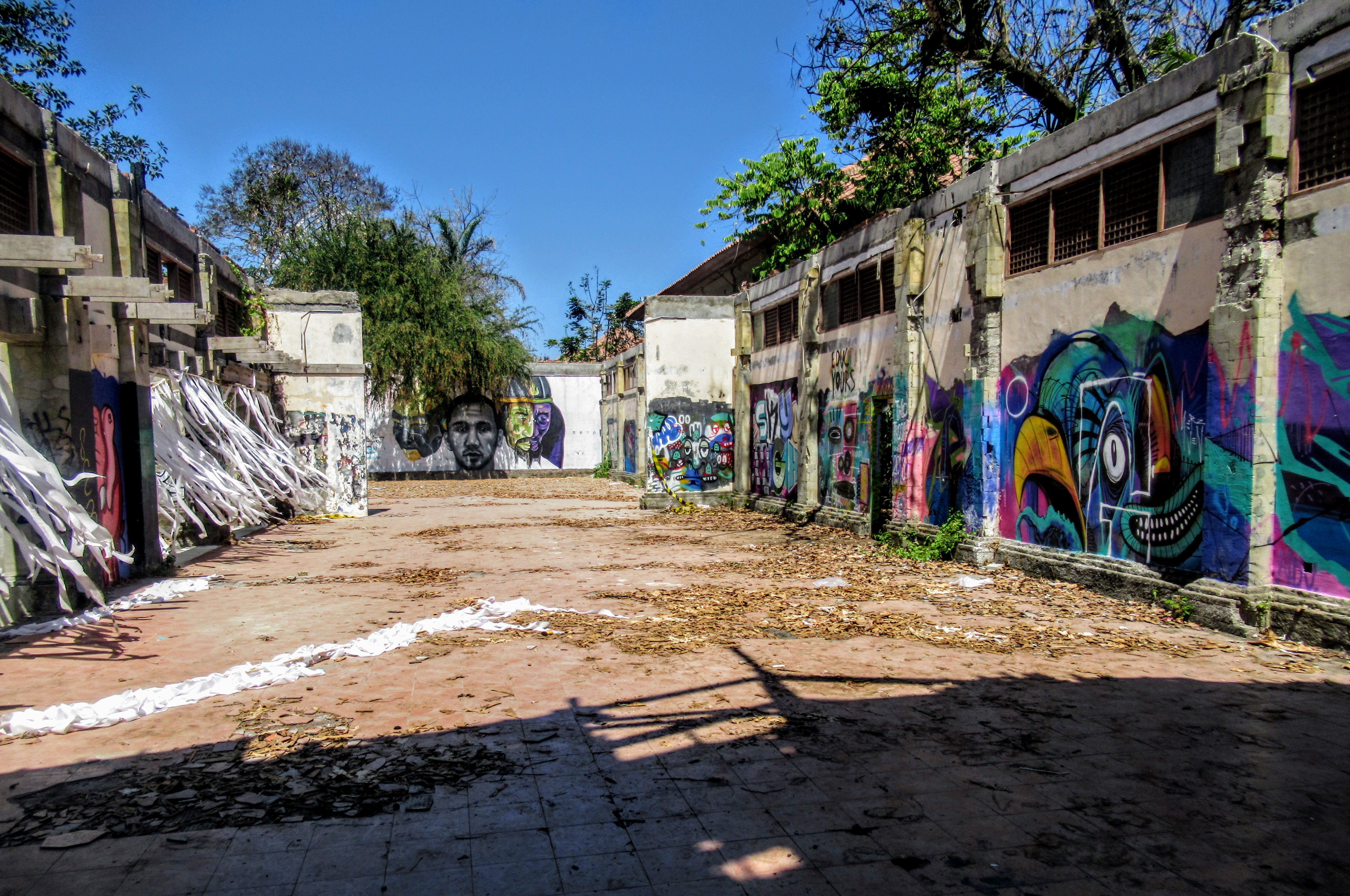 Building at Taman Festival abandoned theme park, Bali