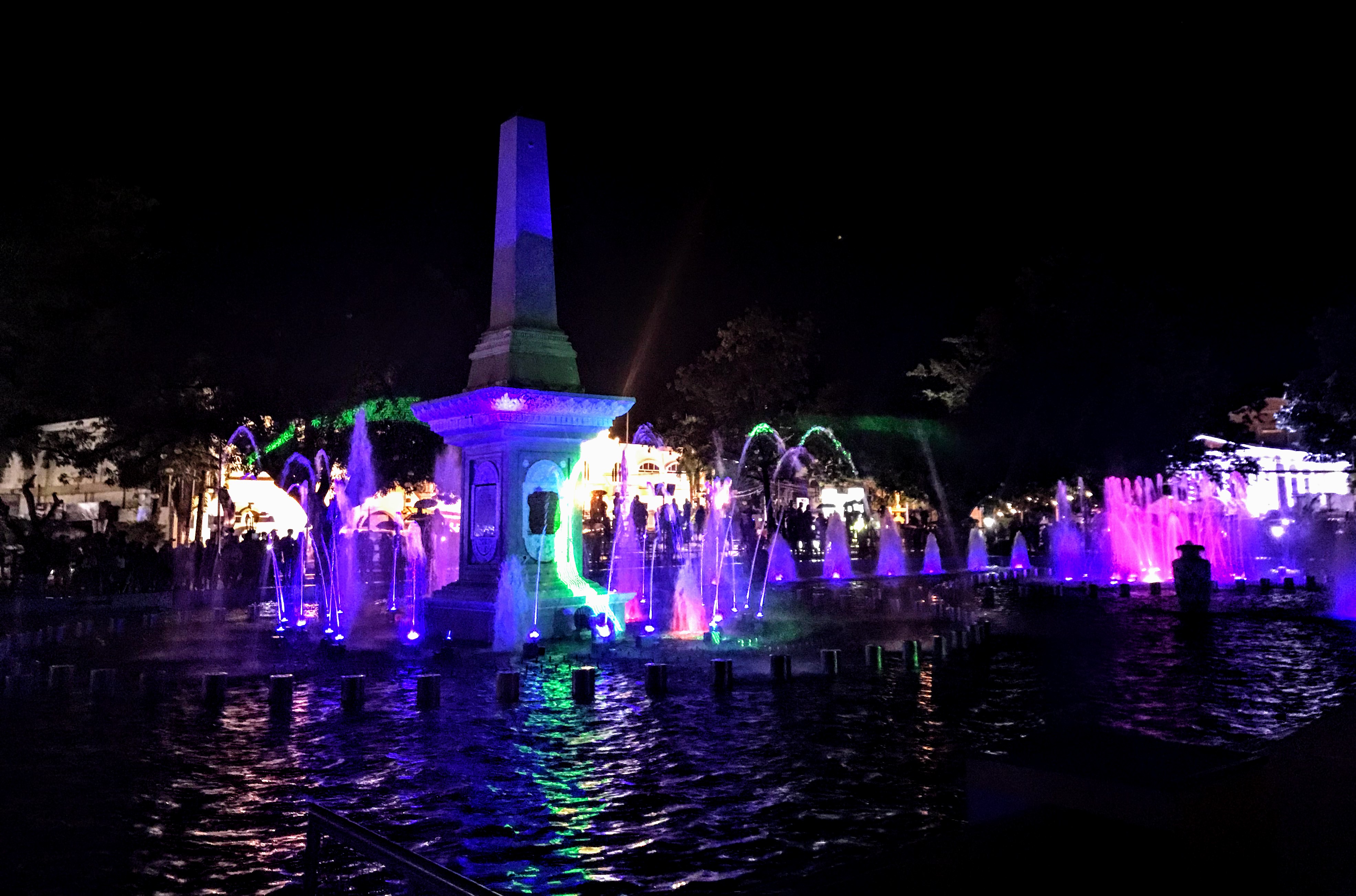 Plaza Salcedo (dancing fountain), Vigan, Philippines