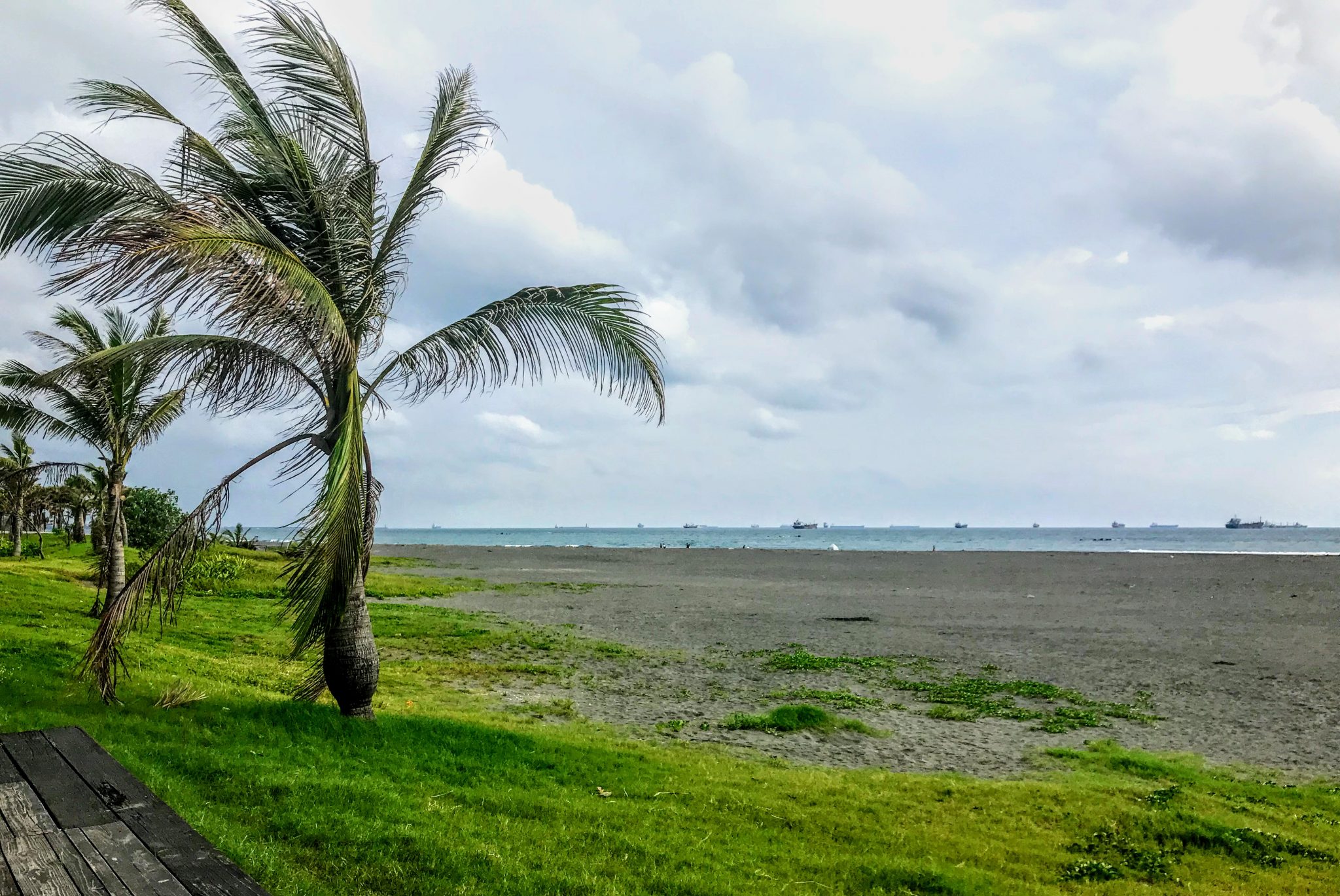 Beach on Cijin Island, Kaohsiung, Taiwan