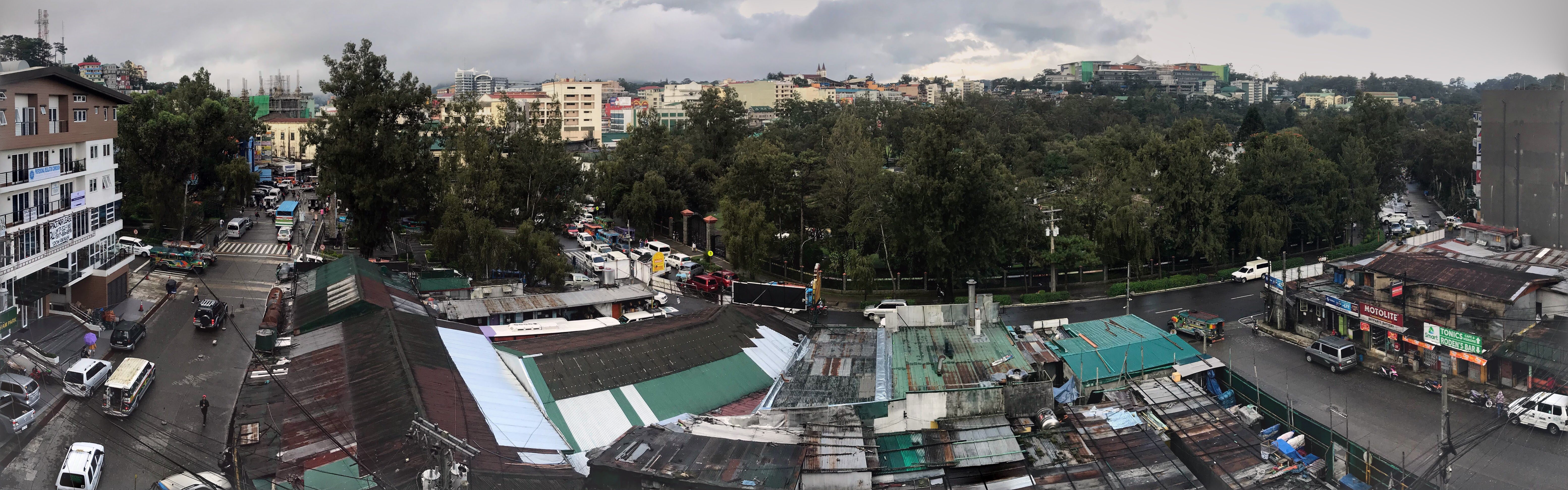 The rooftops of Baguio, Philippines 