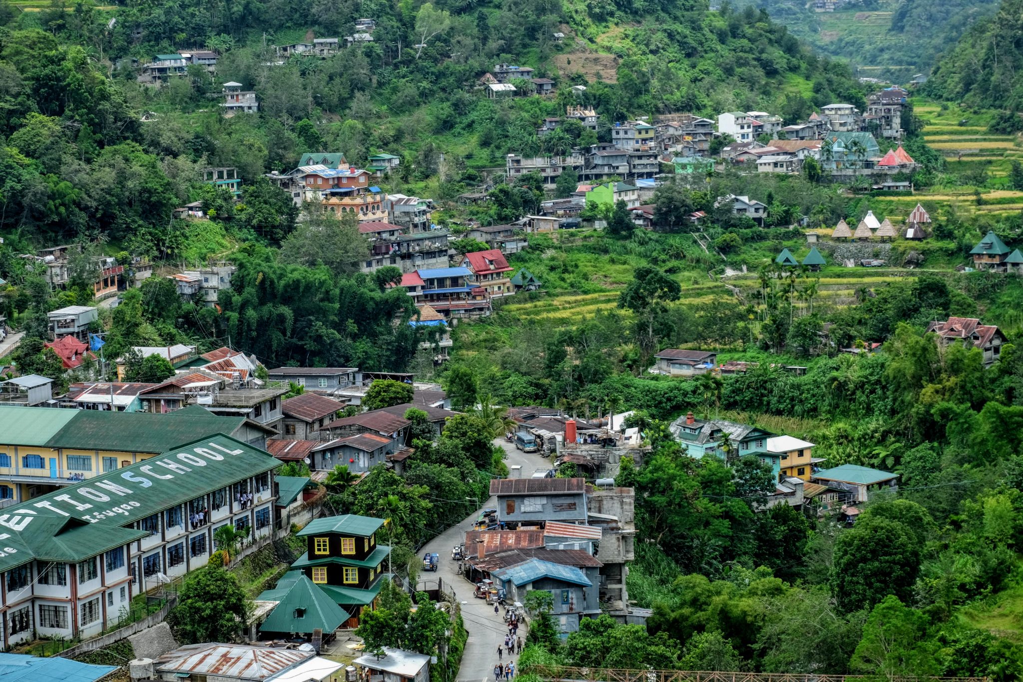 View from 7th Heaven Cafe, Bananue, Philippines