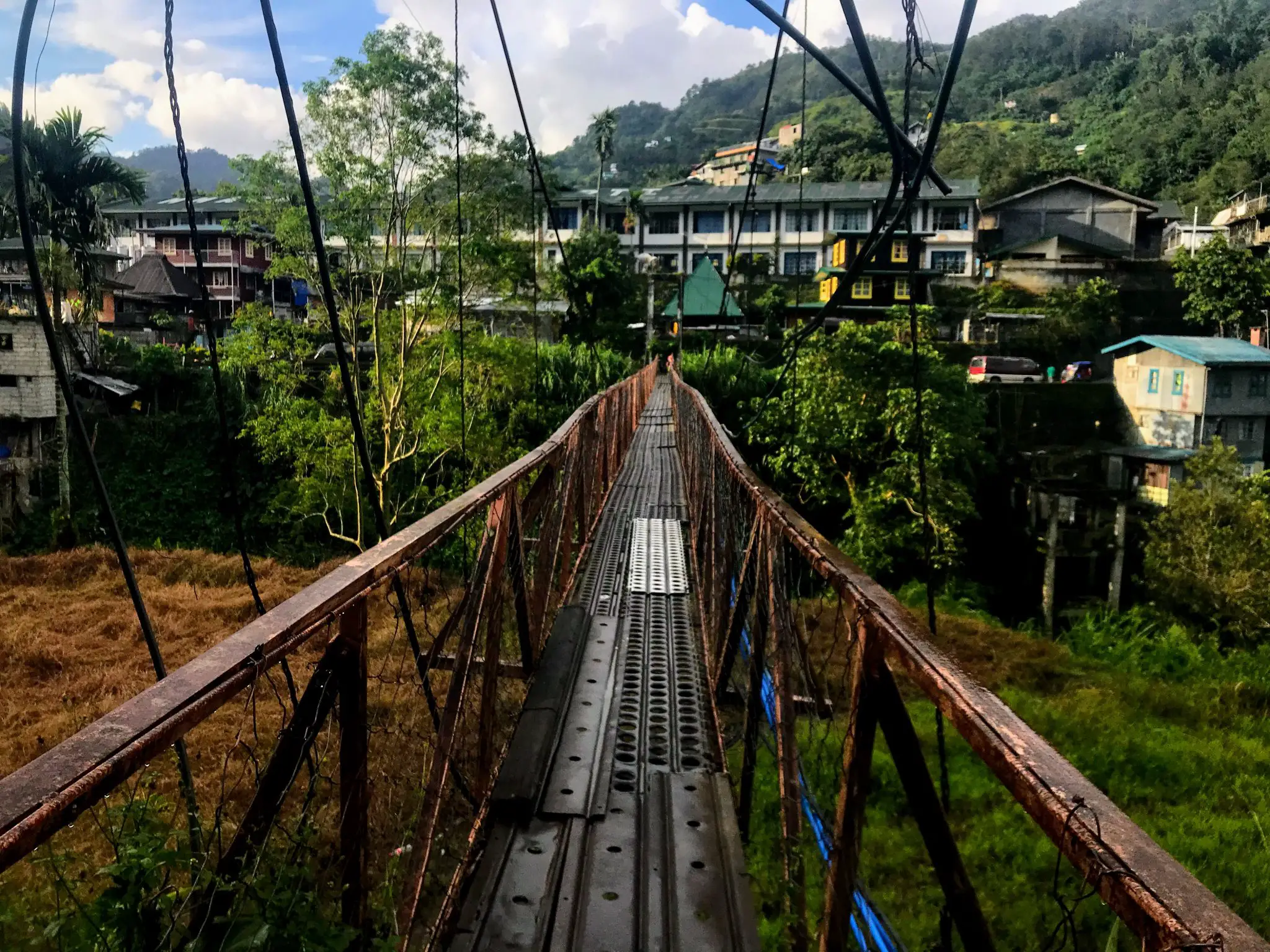 Suspension bridge, Banaue, Philippines