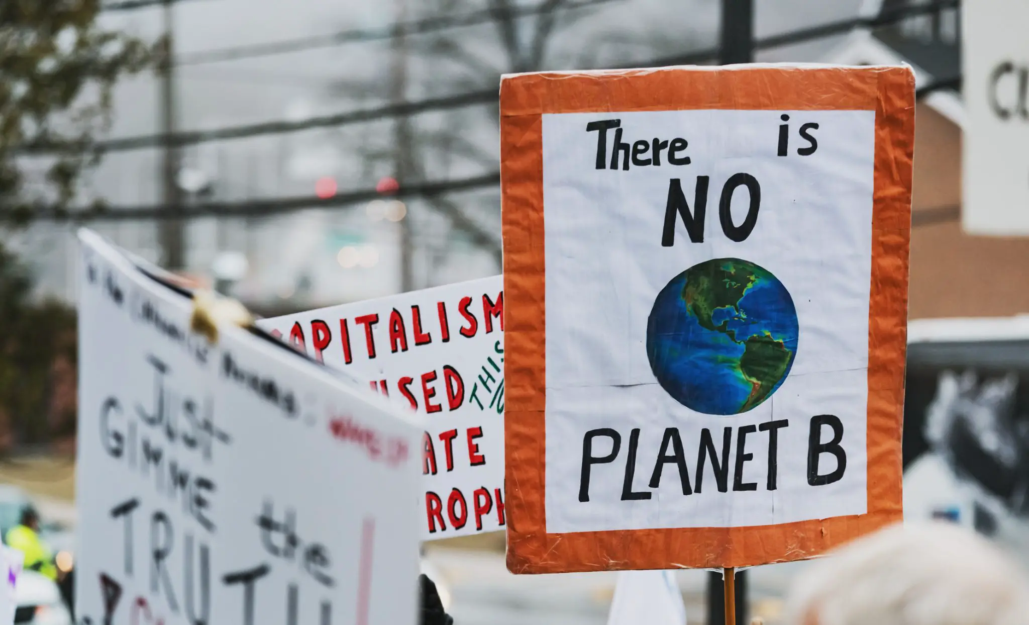 Climate change protest, iStock