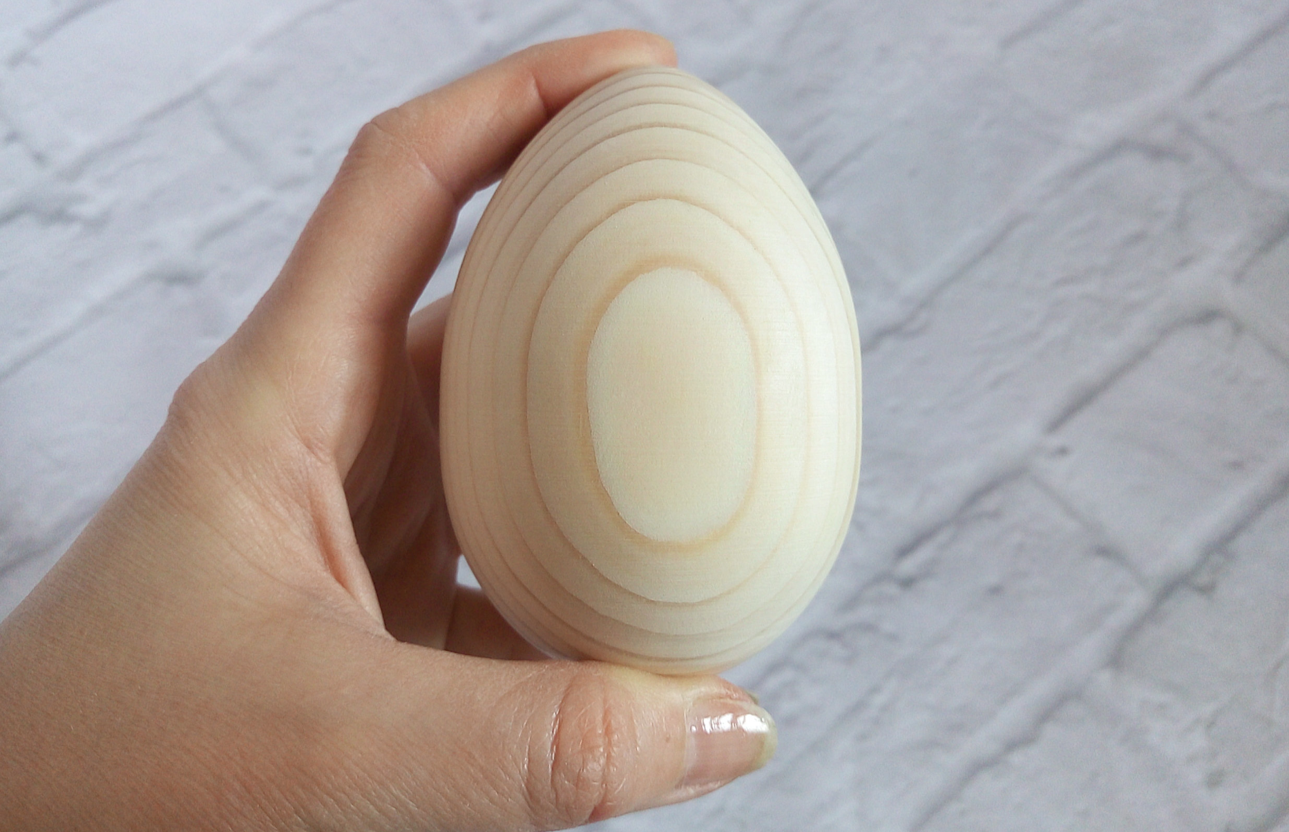 Wooden egg, Etsy