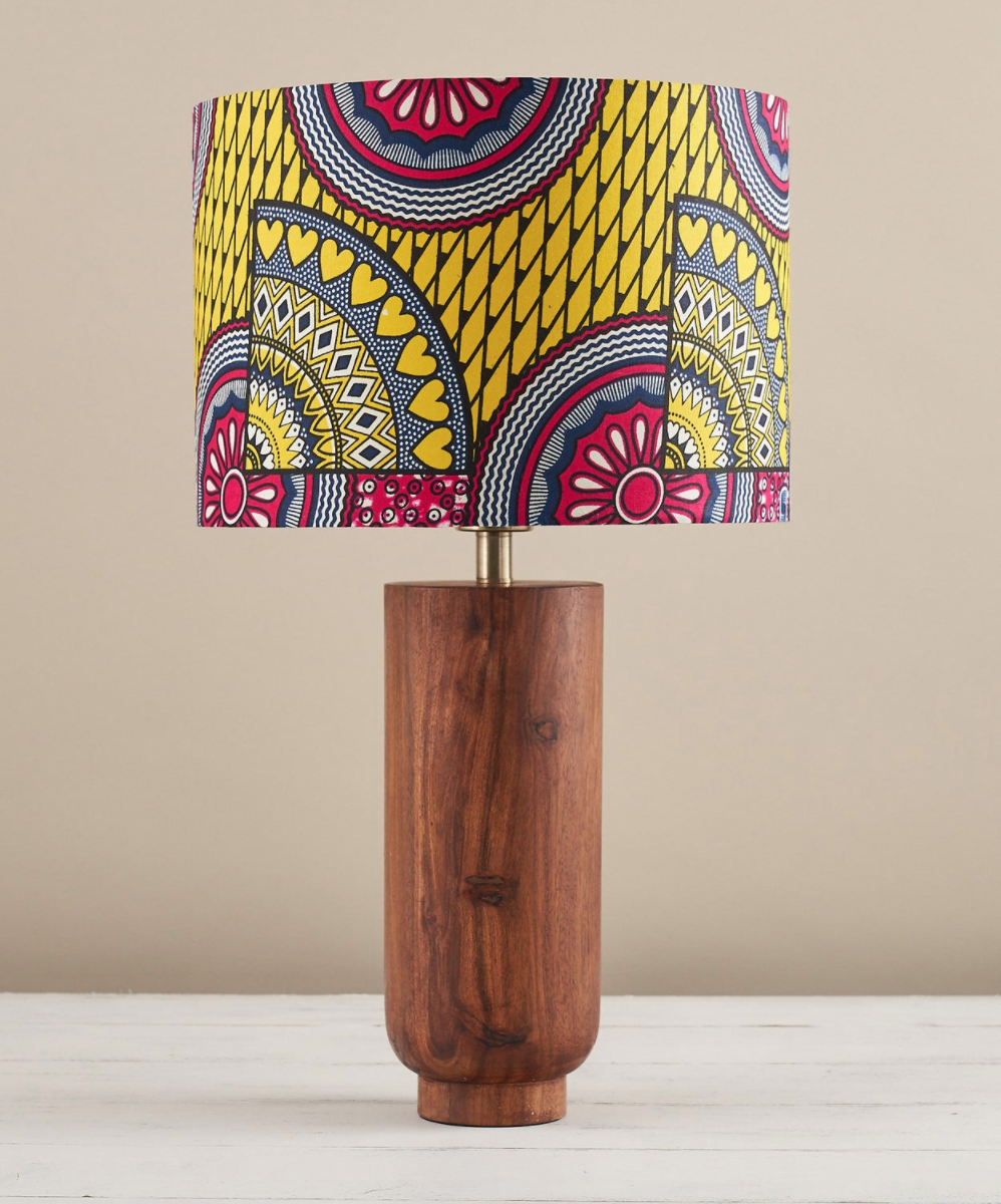 African wax print lampshade, Etsy UK