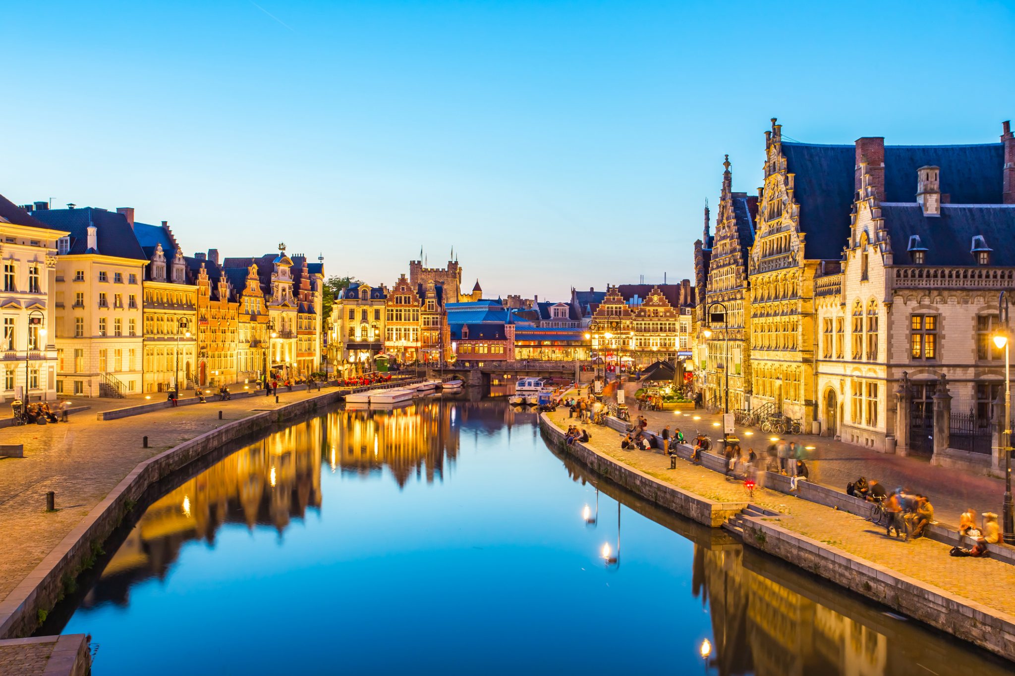 Ghent canal in Belgium.