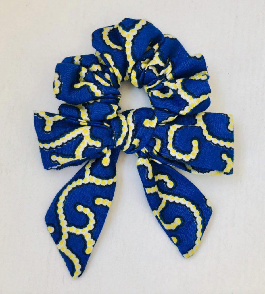 Patterned scrunchie, Just Africa by Shade, Etsy
